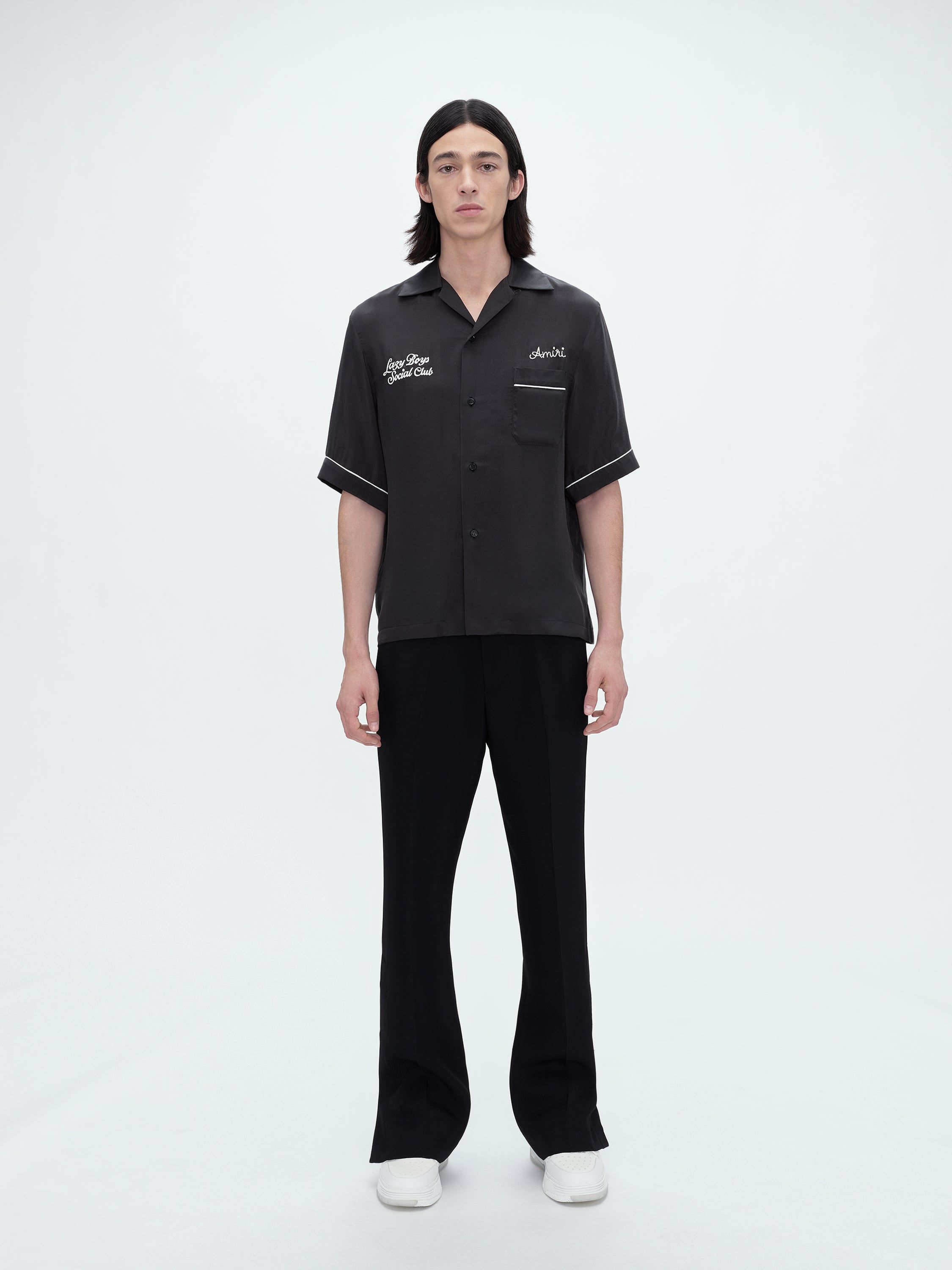 AMIRI HOTEL BOWLING SHIRT - BLACK sold by AMIRI product image thumbnail 2