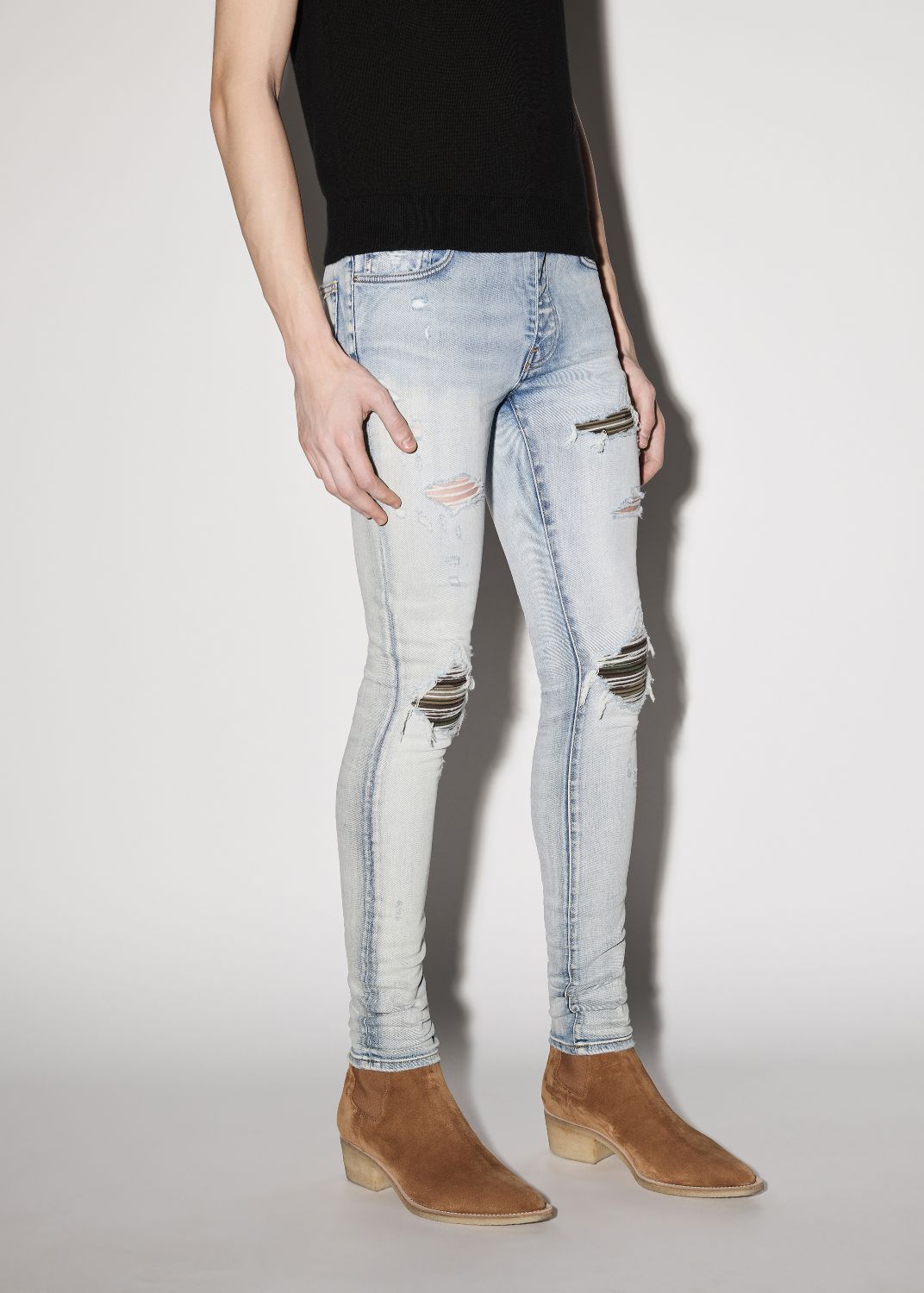 MX1 CAMO JEAN - LIGHT INDIGO sold by AMIRI product image thumbnail 3