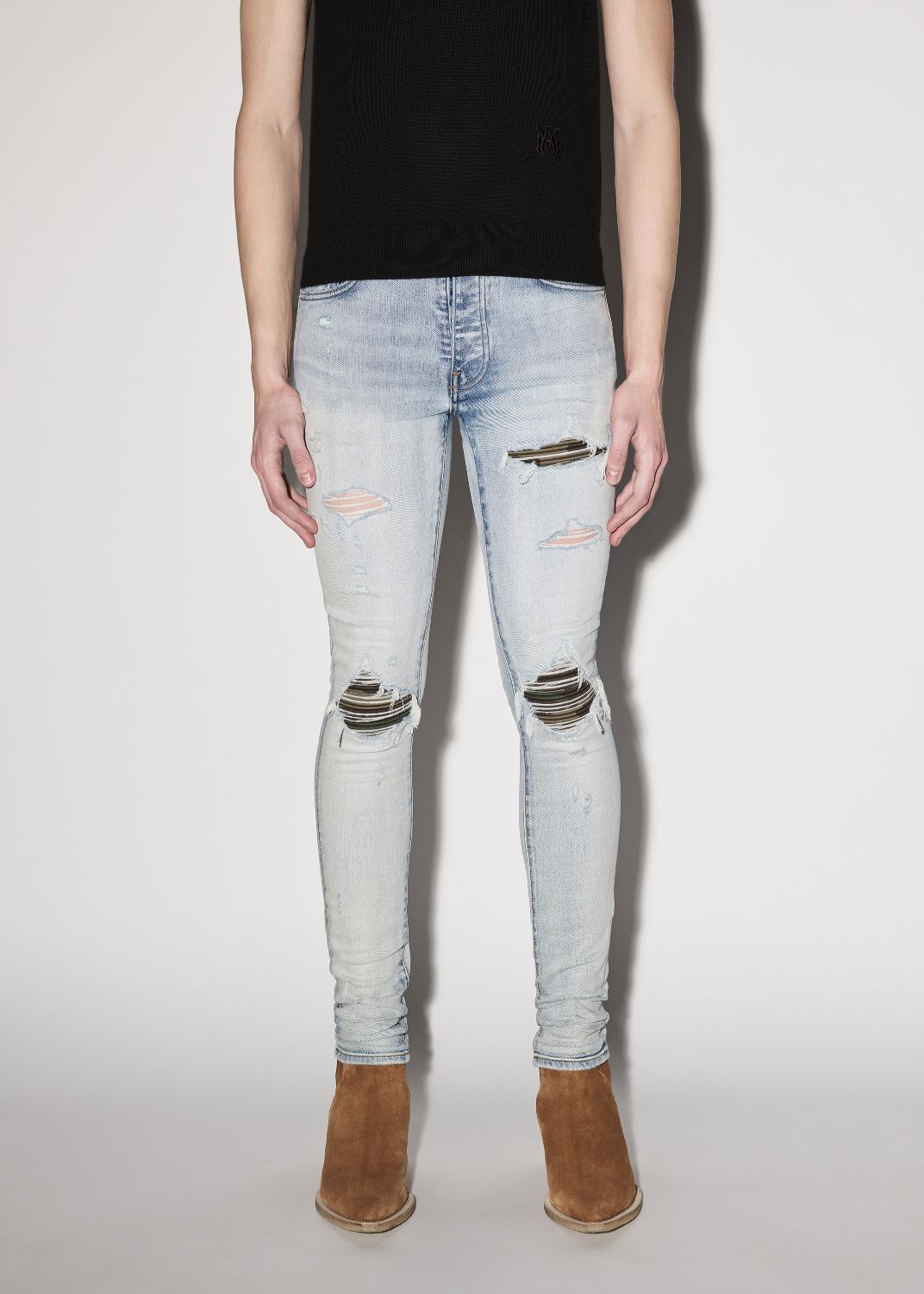 MX1 CAMO JEAN - LIGHT INDIGO sold by AMIRI product image thumbnail 2