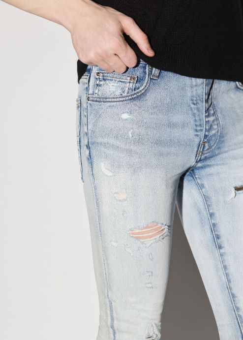 MX1 CAMO JEAN - LIGHT INDIGO sold by AMIRI product image thumbnail 5