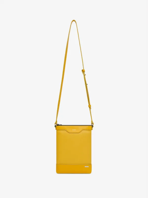 PEBBLED CROSSBODY BAG - GIALLOSOLE sold by AMIRI