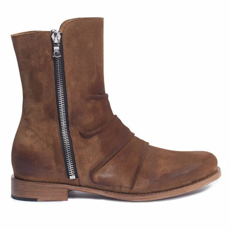 Stack Boot Brown sold by AMIRI