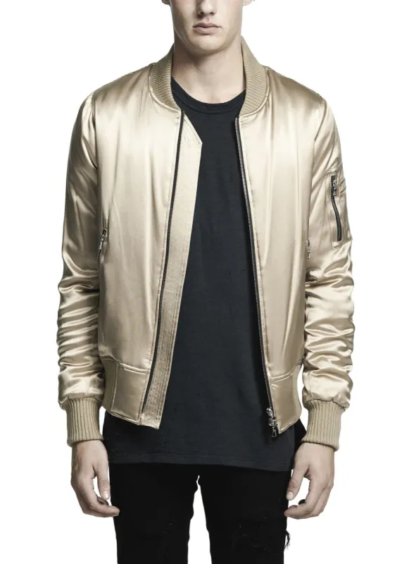 Silk Bomber Jacket Desert sold by AMIRI