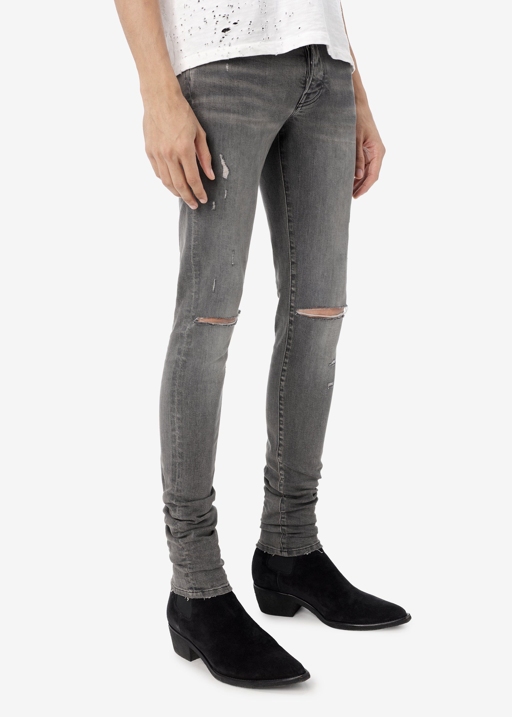 SLASH JEAN - CLASSIC GREY sold by AMIRI product image thumbnail 3