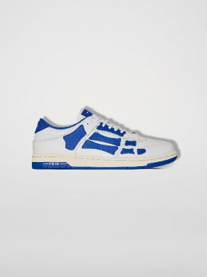SKEL-TOP LOW - WHITE / BLUE sold by AMIRI