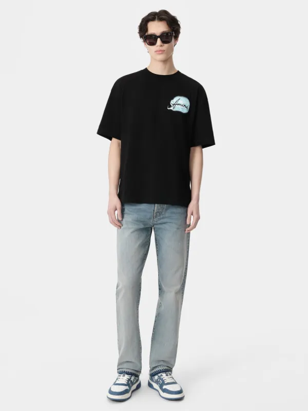 AMIRI PARADISE AIRBRUSH TEE - Black sold by AMIRI