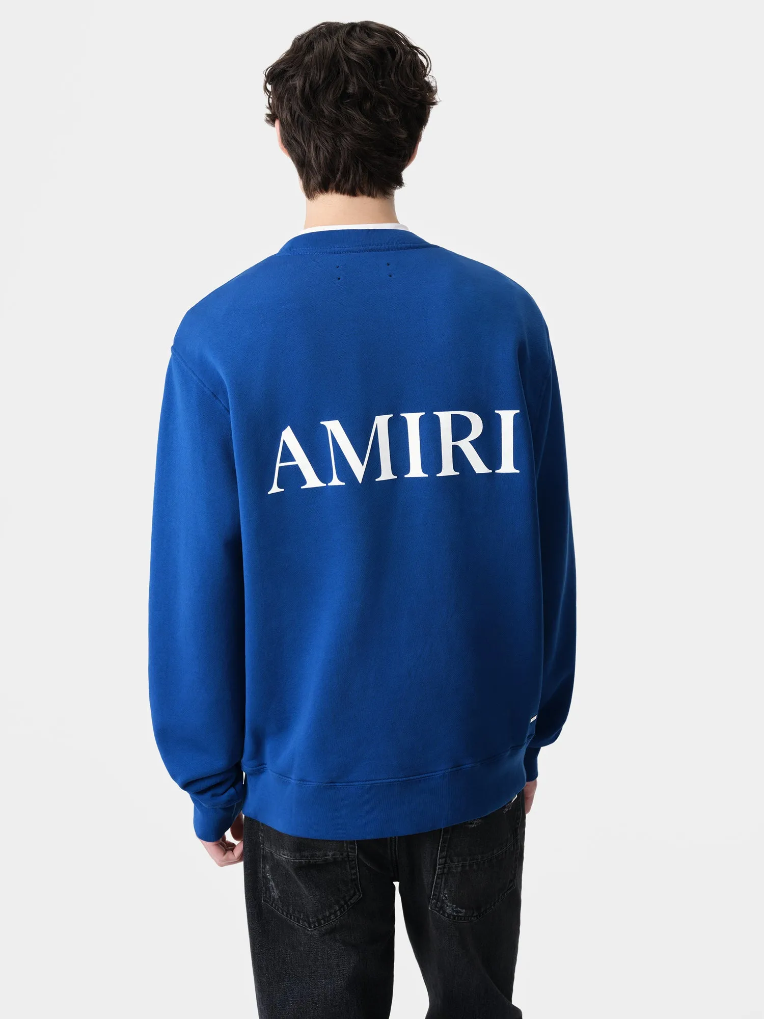 MA CORE LOGO CREW - Blue sold by AMIRI product image thumbnail 3