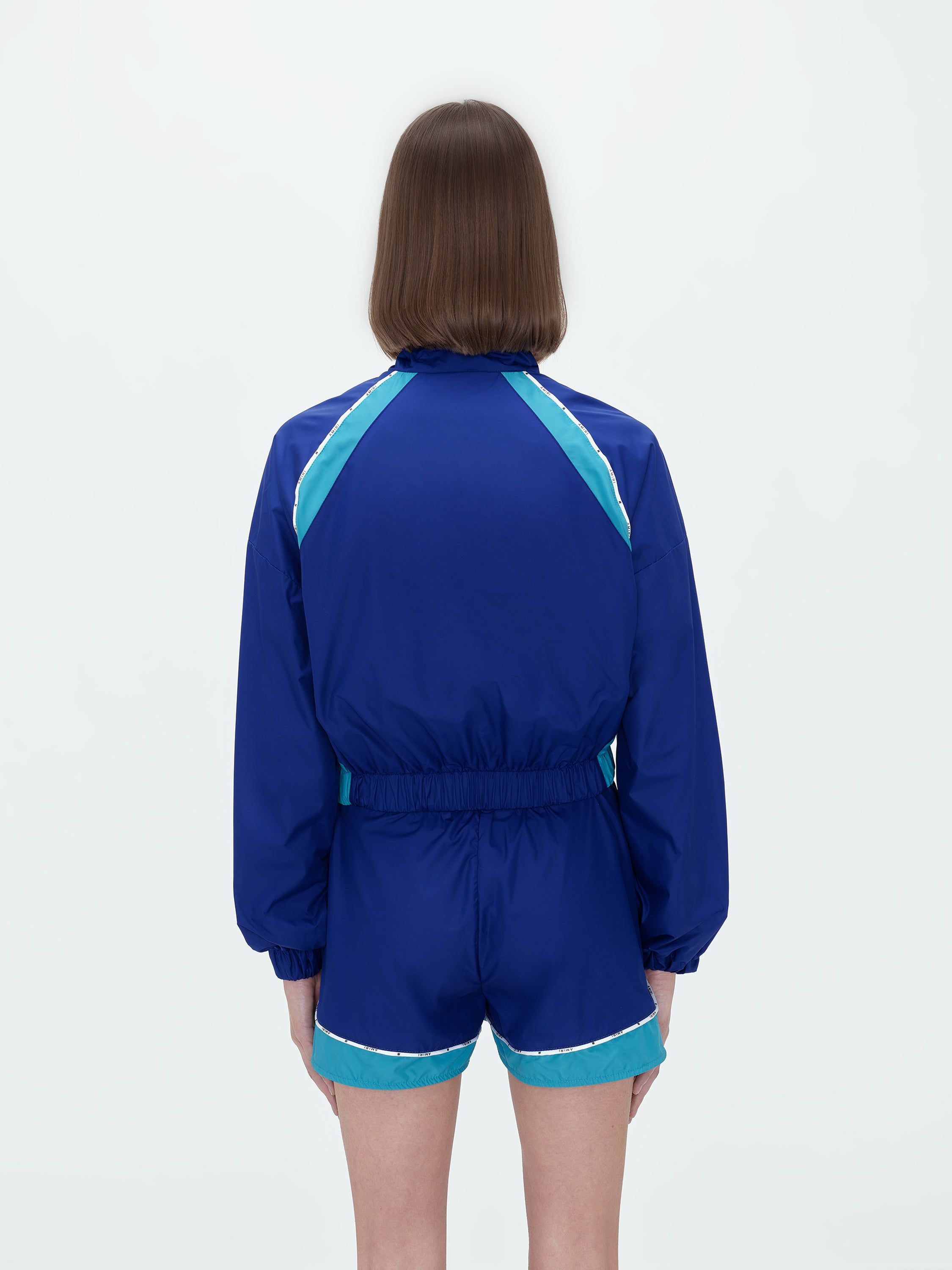 WOMEN - MA NYLON SHRUNKEN TRACK JACKET - BLUE sold by AMIRI product image thumbnail 5