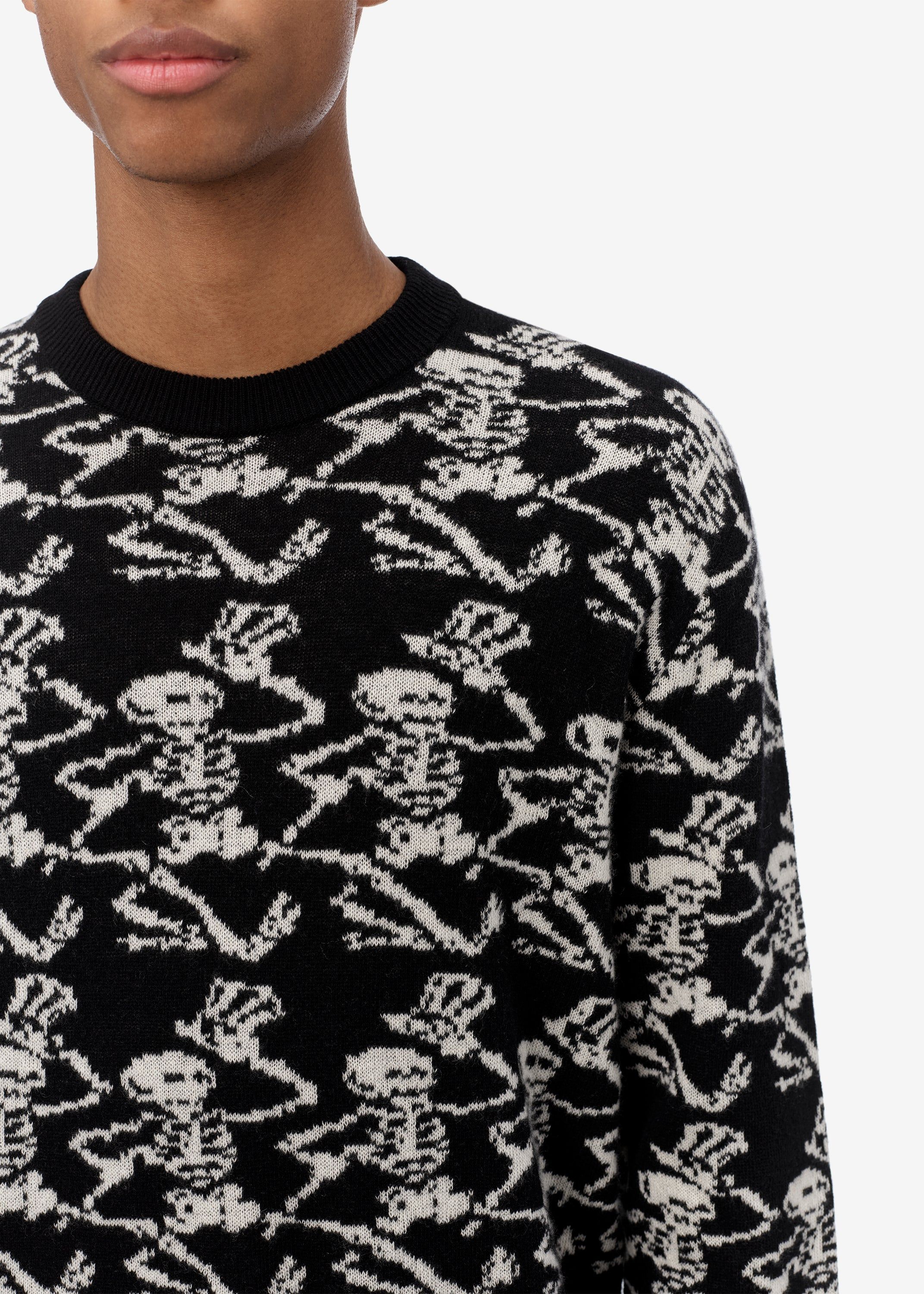 GRATEFUL DEAD SKELETON SWEATER - Black / White sold by AMIRI product image thumbnail 5