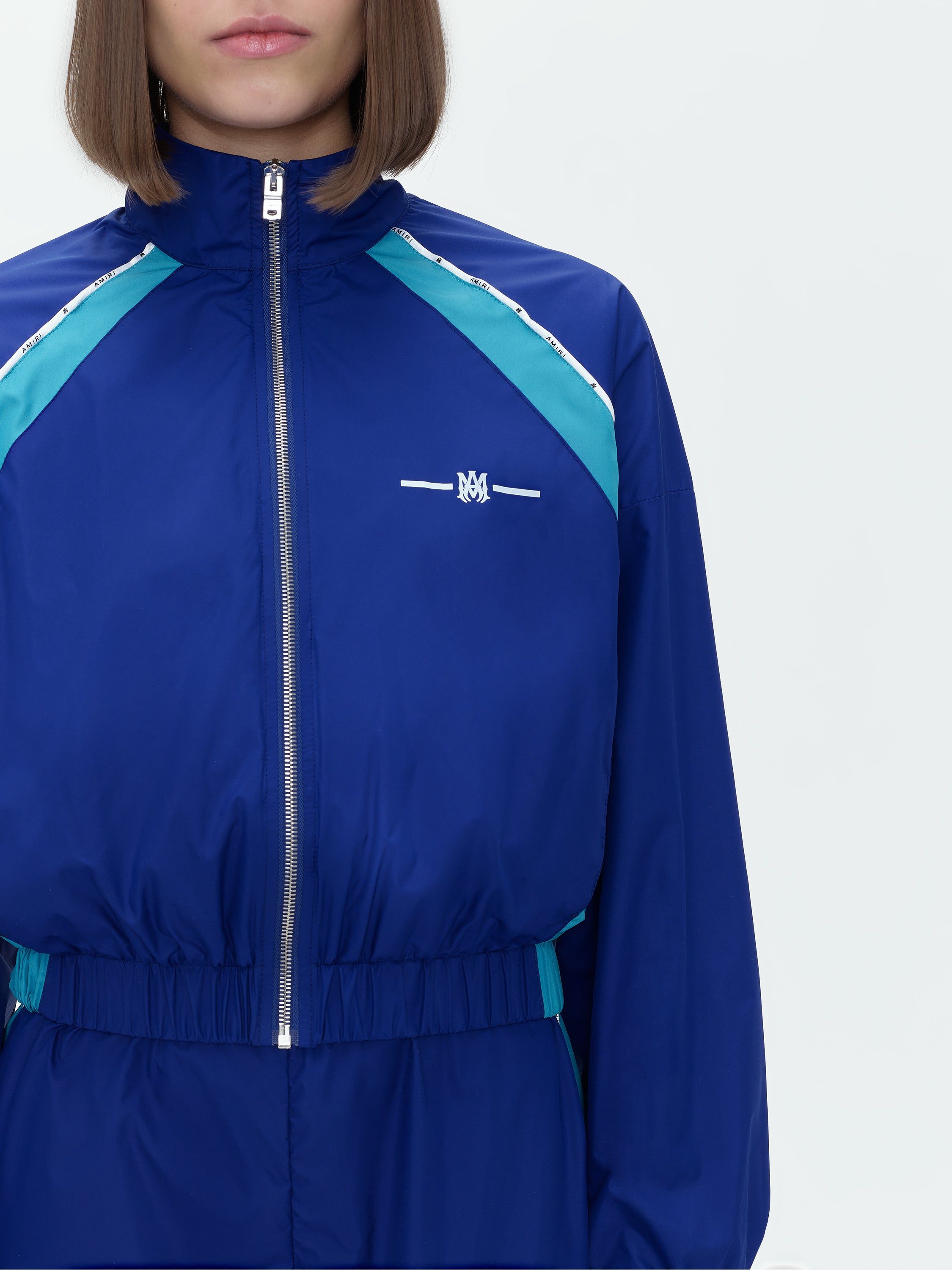 WOMEN - MA NYLON SHRUNKEN TRACK JACKET - BLUE sold by AMIRI product image thumbnail 6