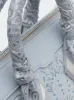 WOMEN - BANDANA MICRO TRIANGLE - Gray Dawn sold by AMIRI