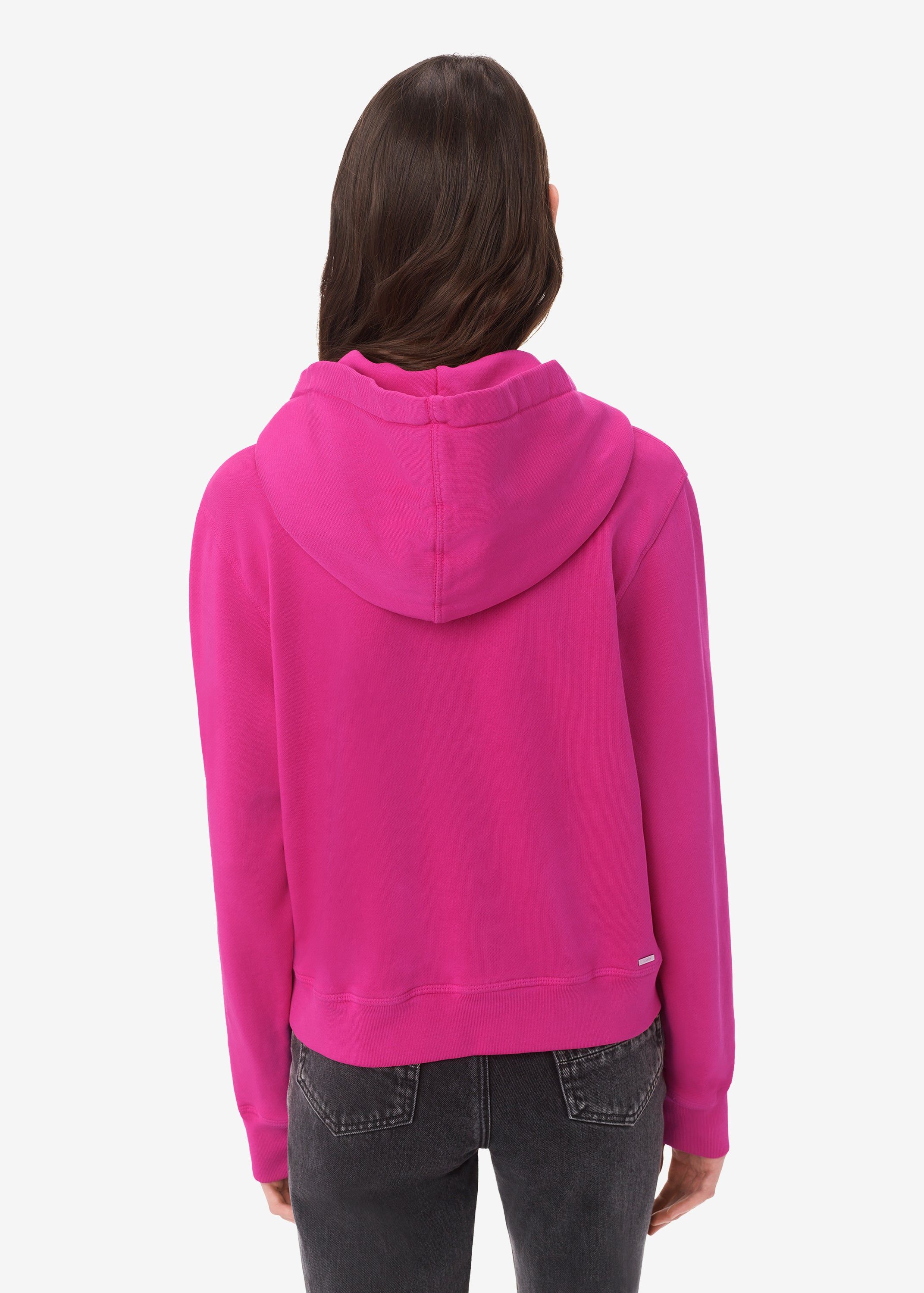 WOMEN - AMIRI CORE LOGO FITTED HOODIE - PINK sold by AMIRI product image thumbnail 4