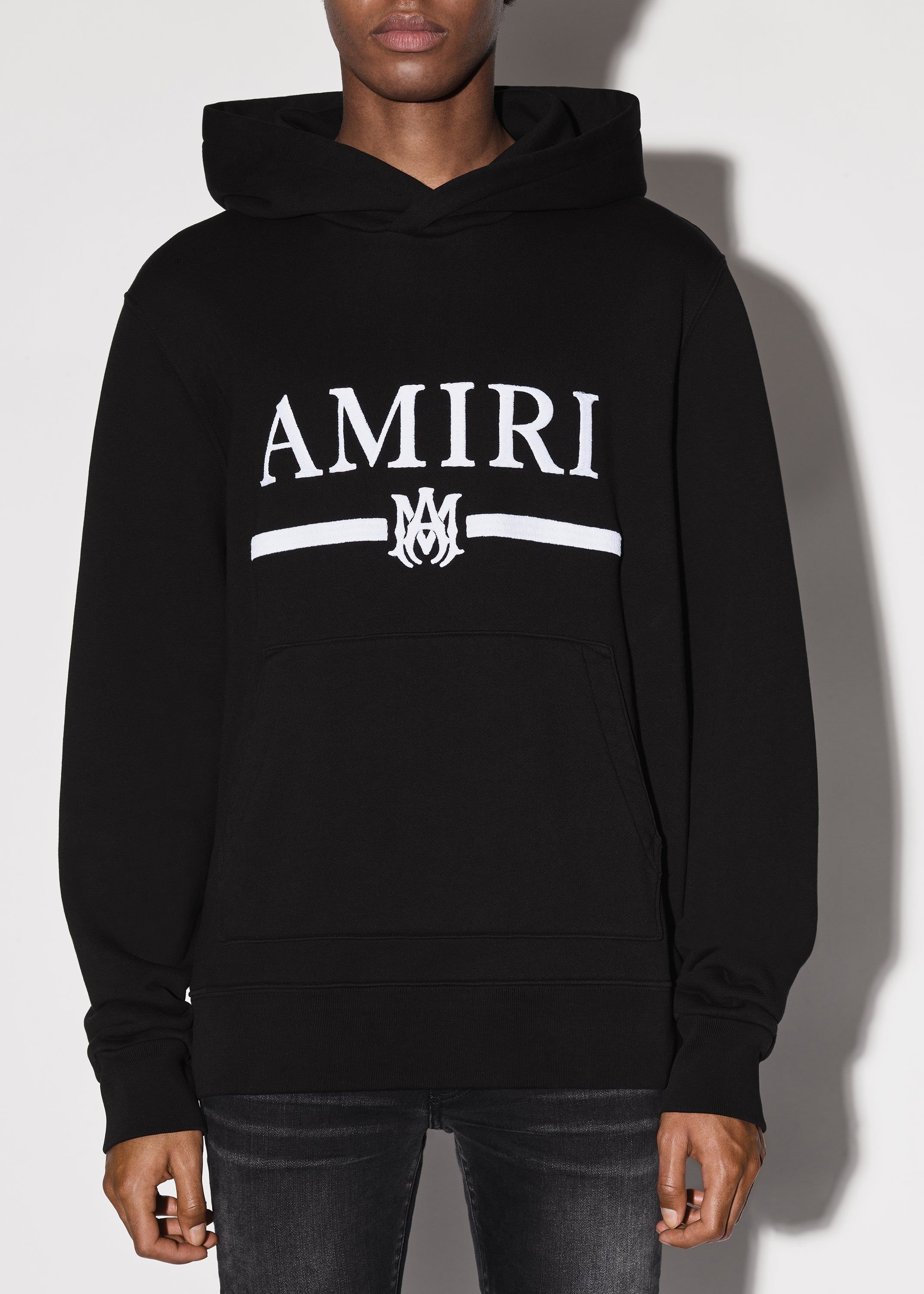 AMIRI M.A. BAR EMBROIDERY HOODIE - BLACK sold by AMIRI product image thumbnail 5