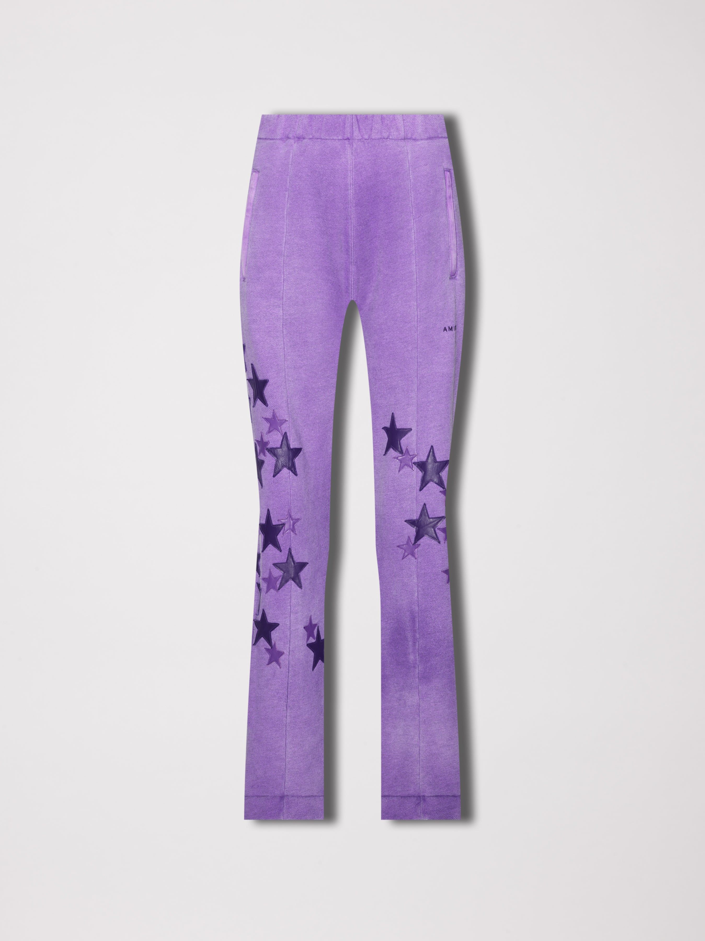WOMEN - STARS FLARE SWEATPANT - PURPLE sold by AMIRI