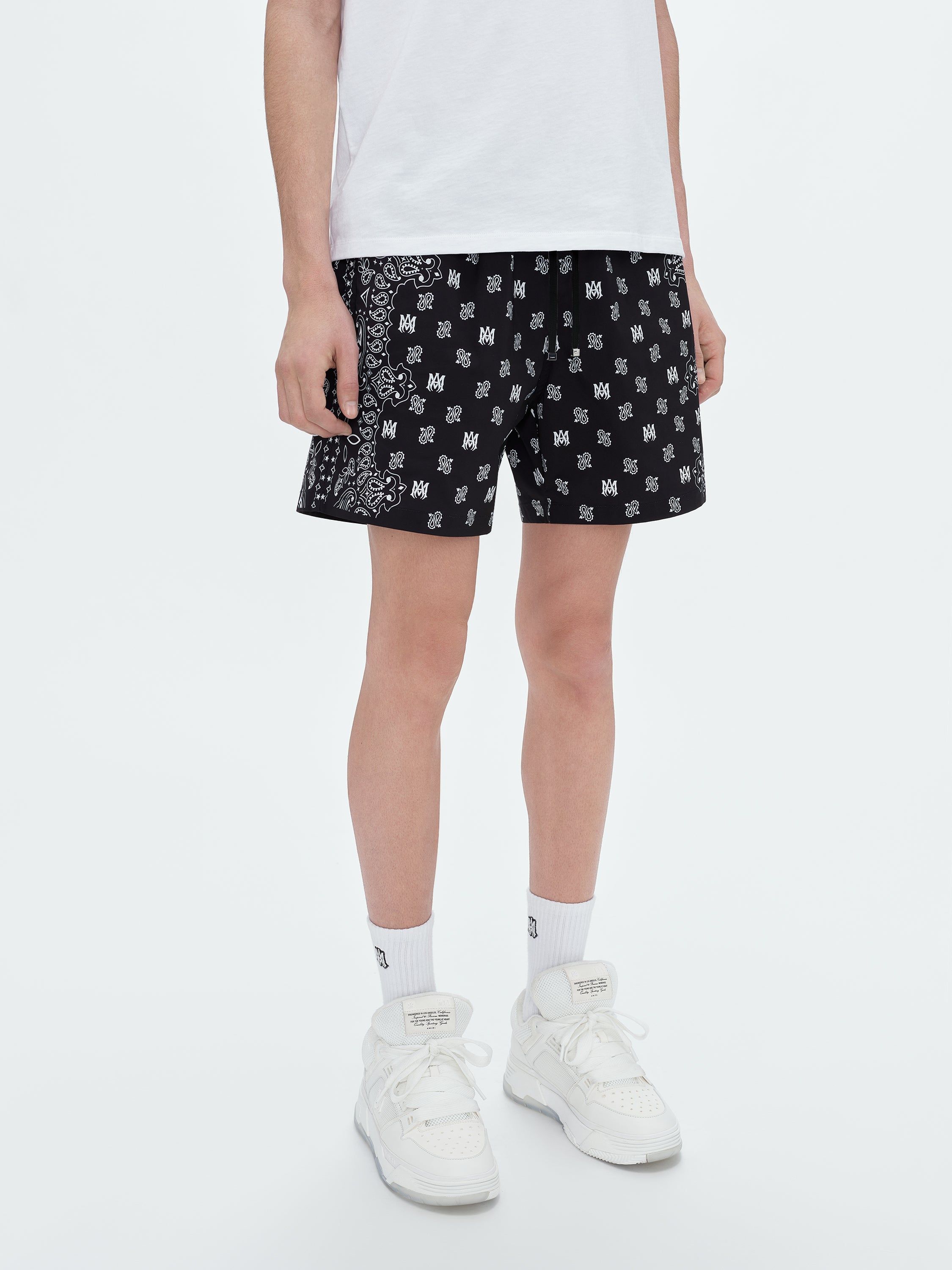 BANDANA PAISLEY SWIM TRUNK - BLACK sold by AMIRI product image thumbnail 4