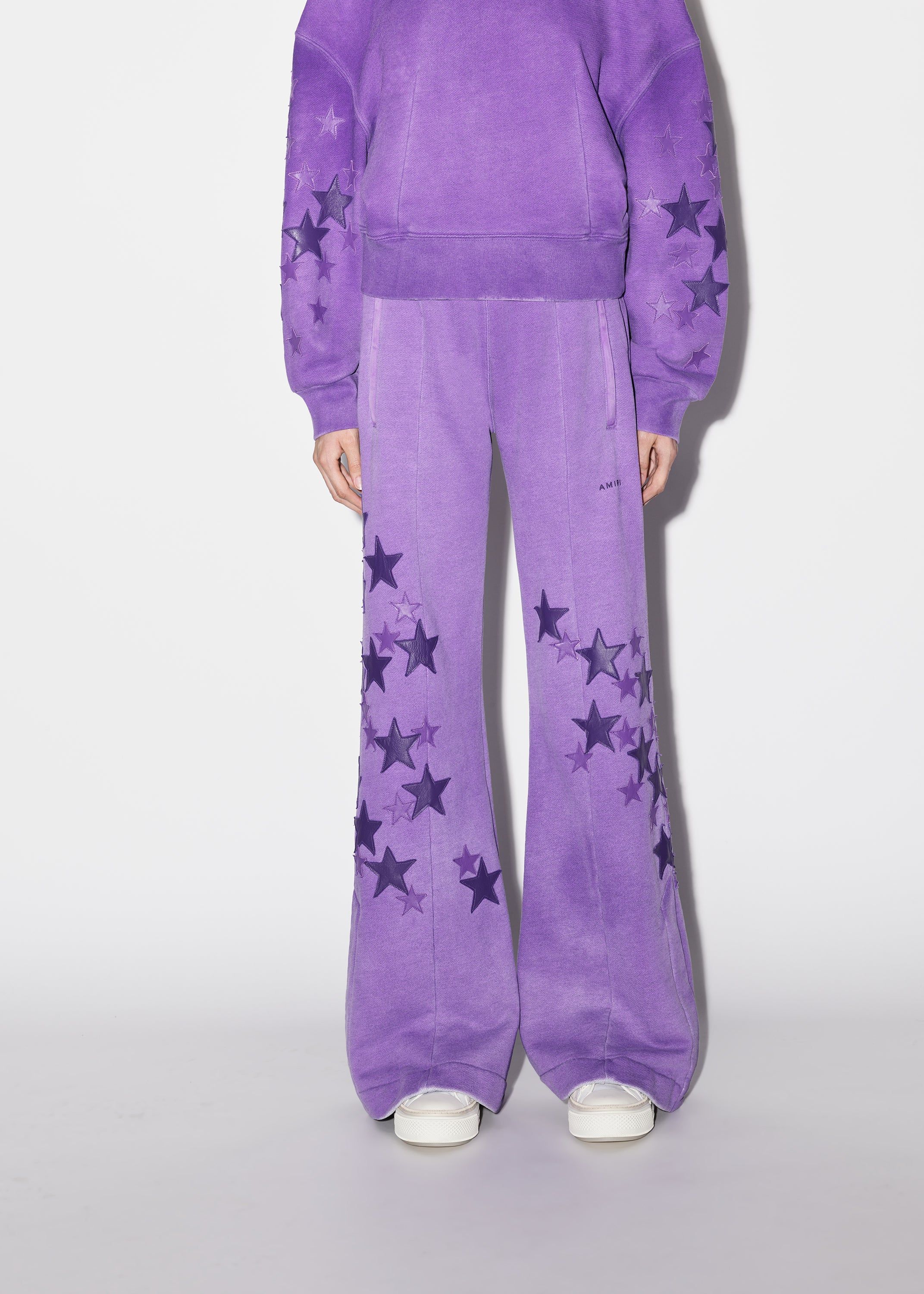 WOMEN - STARS FLARE SWEATPANT - PURPLE sold by AMIRI product image thumbnail 3
