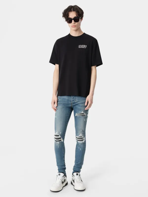 BONES STACKED TEE - Black sold by AMIRI