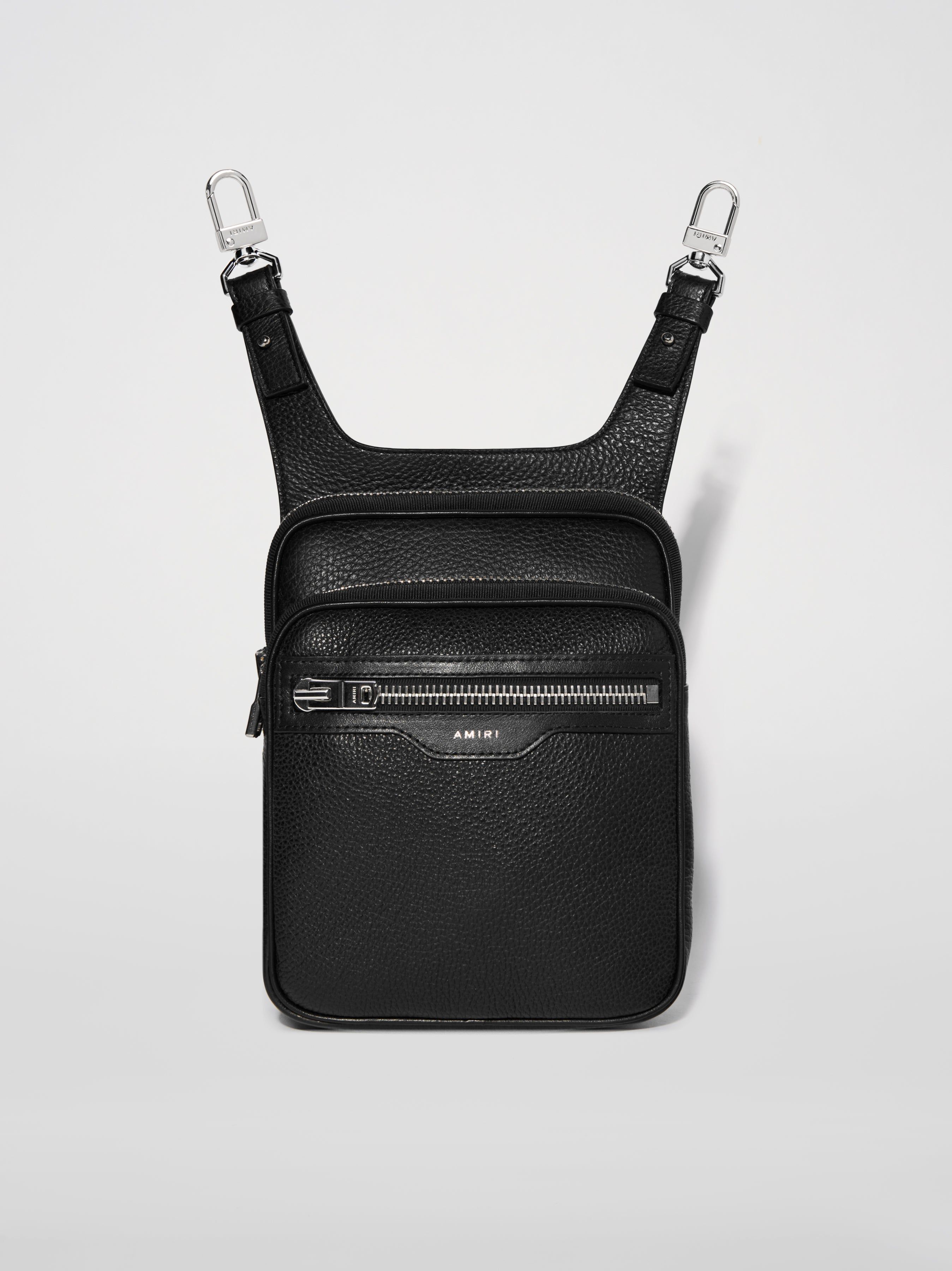 PEBBLED NAPA HIP POUCH - BLACK sold by AMIRI