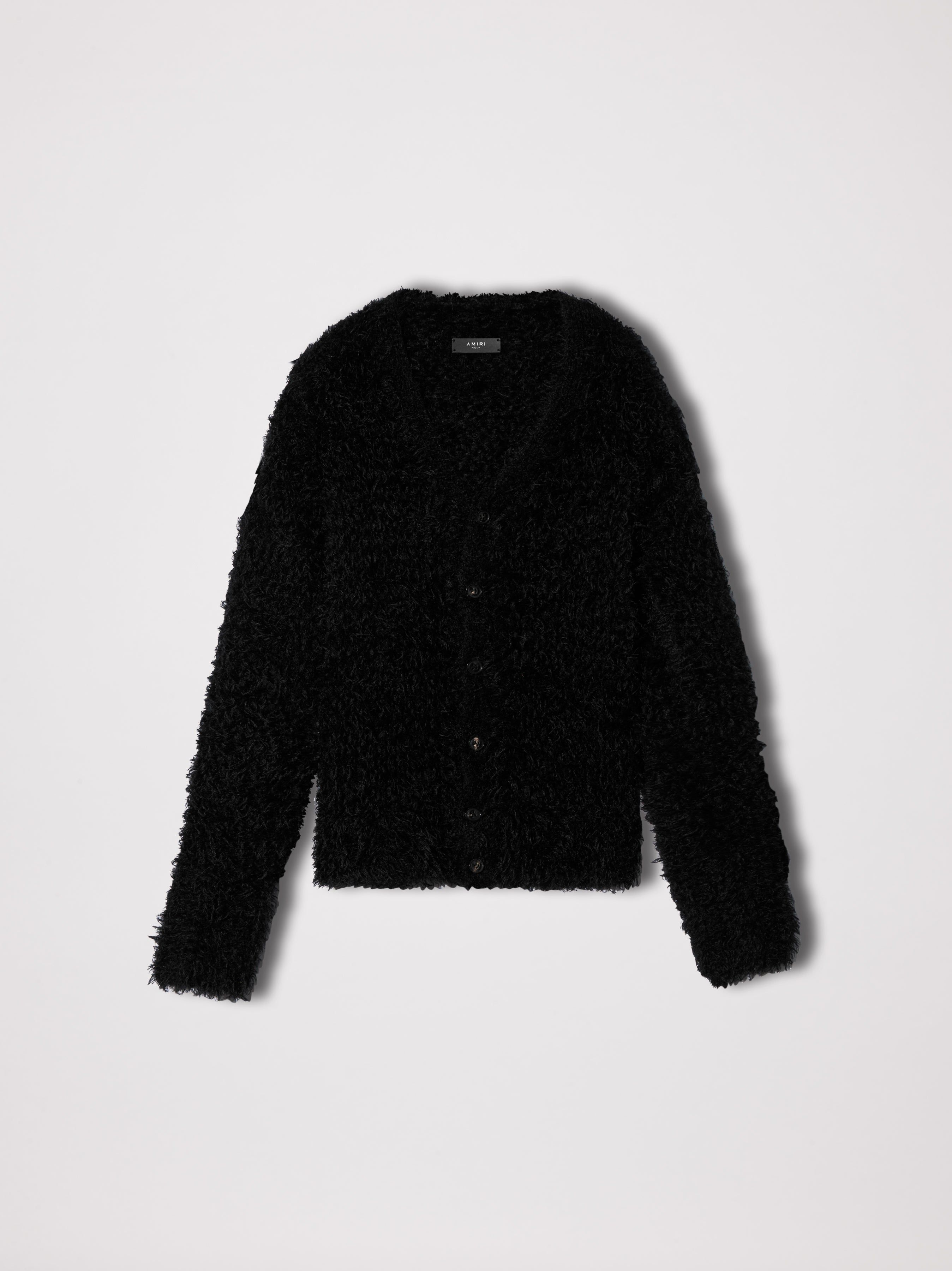 WOMEN - FEATHER CARDIGAN - BLACK sold by AMIRI