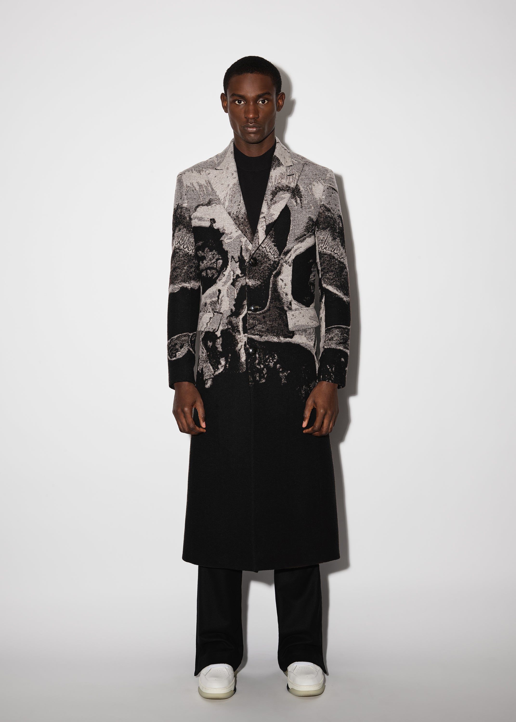 WES LANG BIG SKULL COAT - BLACK sold by AMIRI product image thumbnail 2