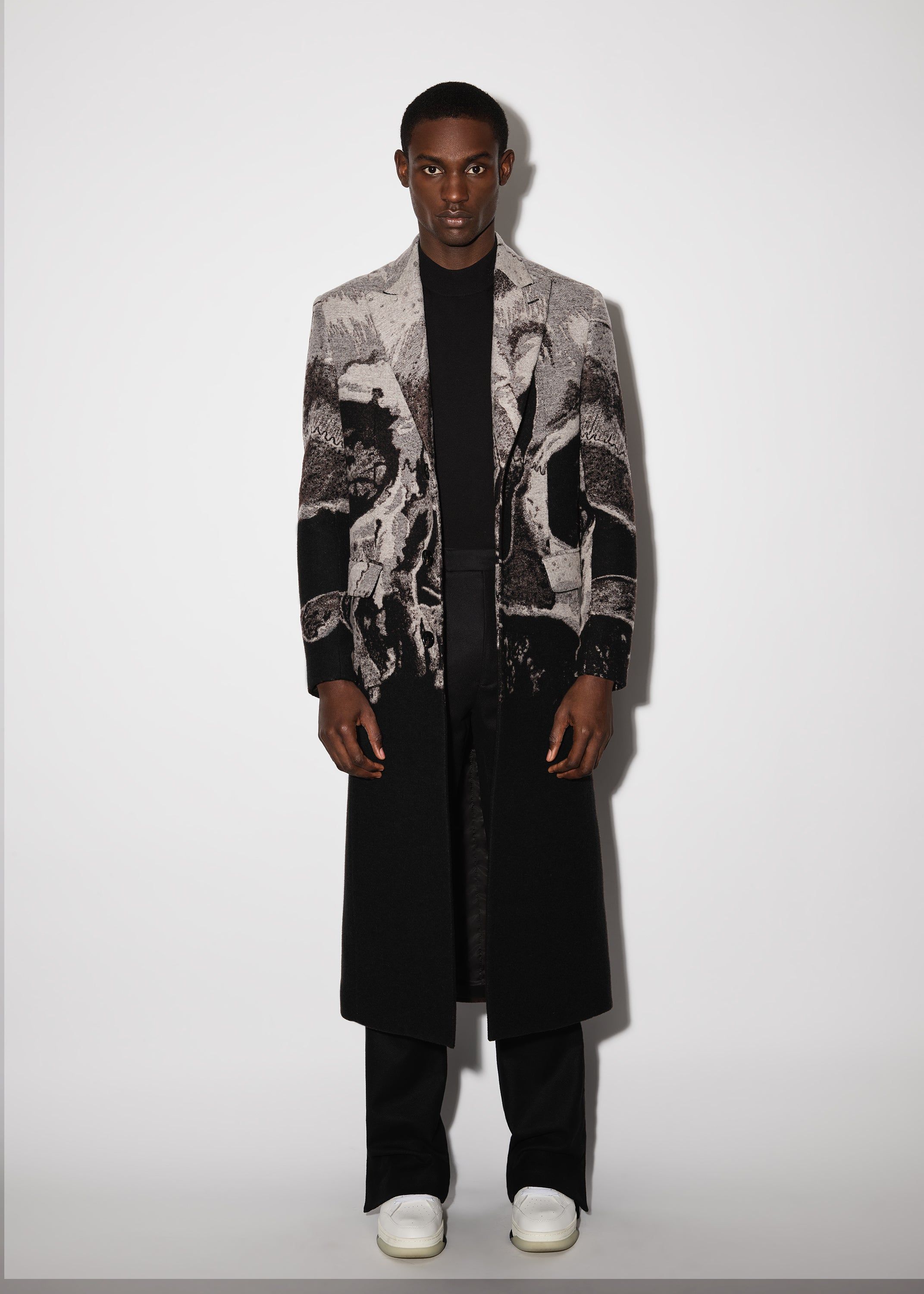 WES LANG BIG SKULL COAT - BLACK sold by AMIRI product image thumbnail 3