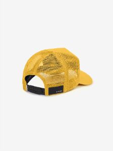3 STAR TRUCKER HAT - YELLOW / WHITE sold by AMIRI