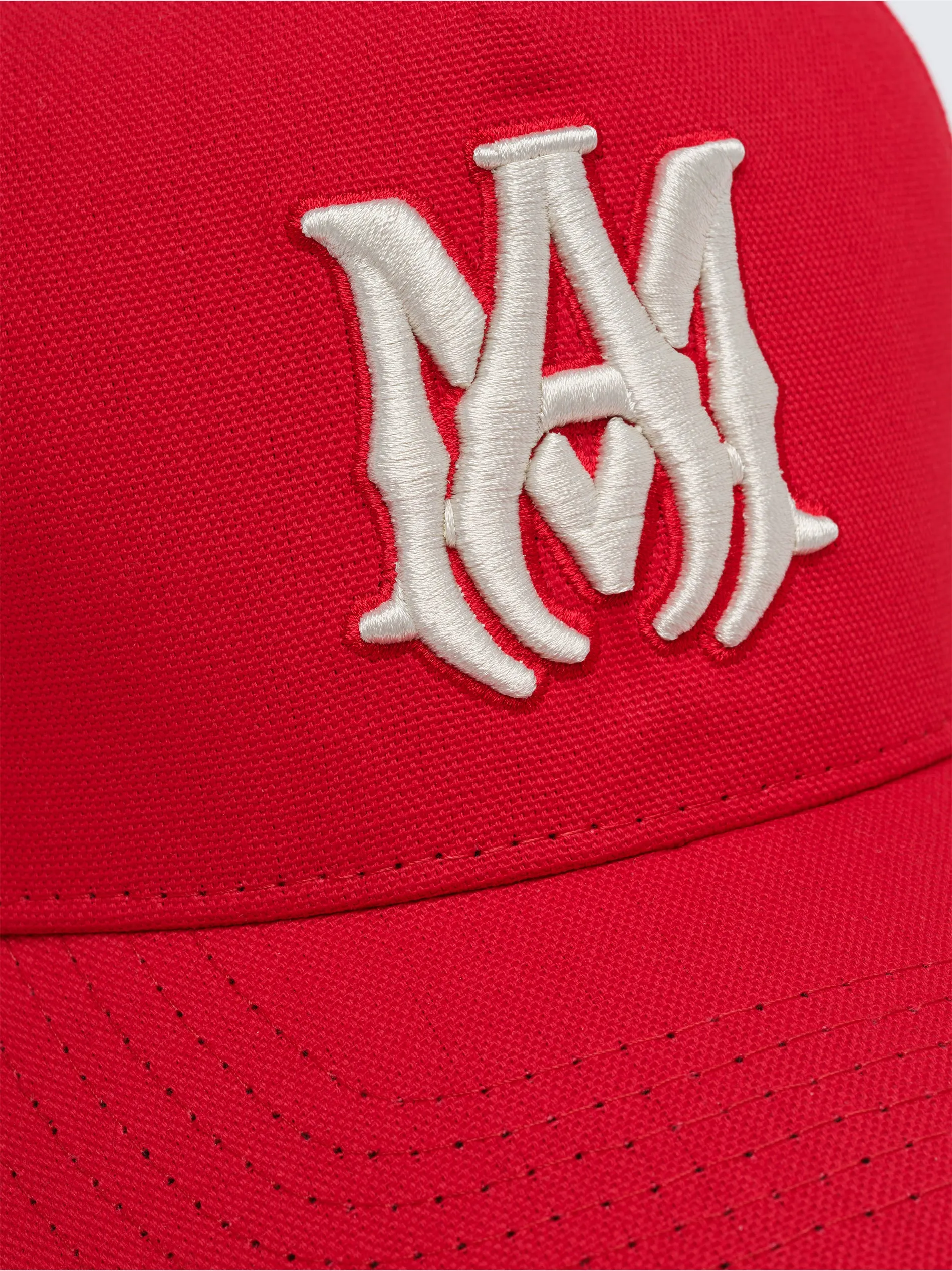MA STAGGERED AMIRI FULL CANVAS HAT - Red sold by AMIRI product image thumbnail 4