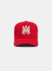 MA STAGGERED AMIRI FULL CANVAS HAT - Red sold by AMIRI
