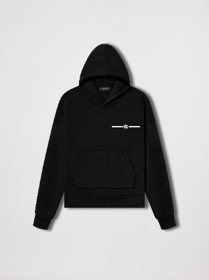MICRO M.A. BAR HOODIE - BLACK made by AMIRI