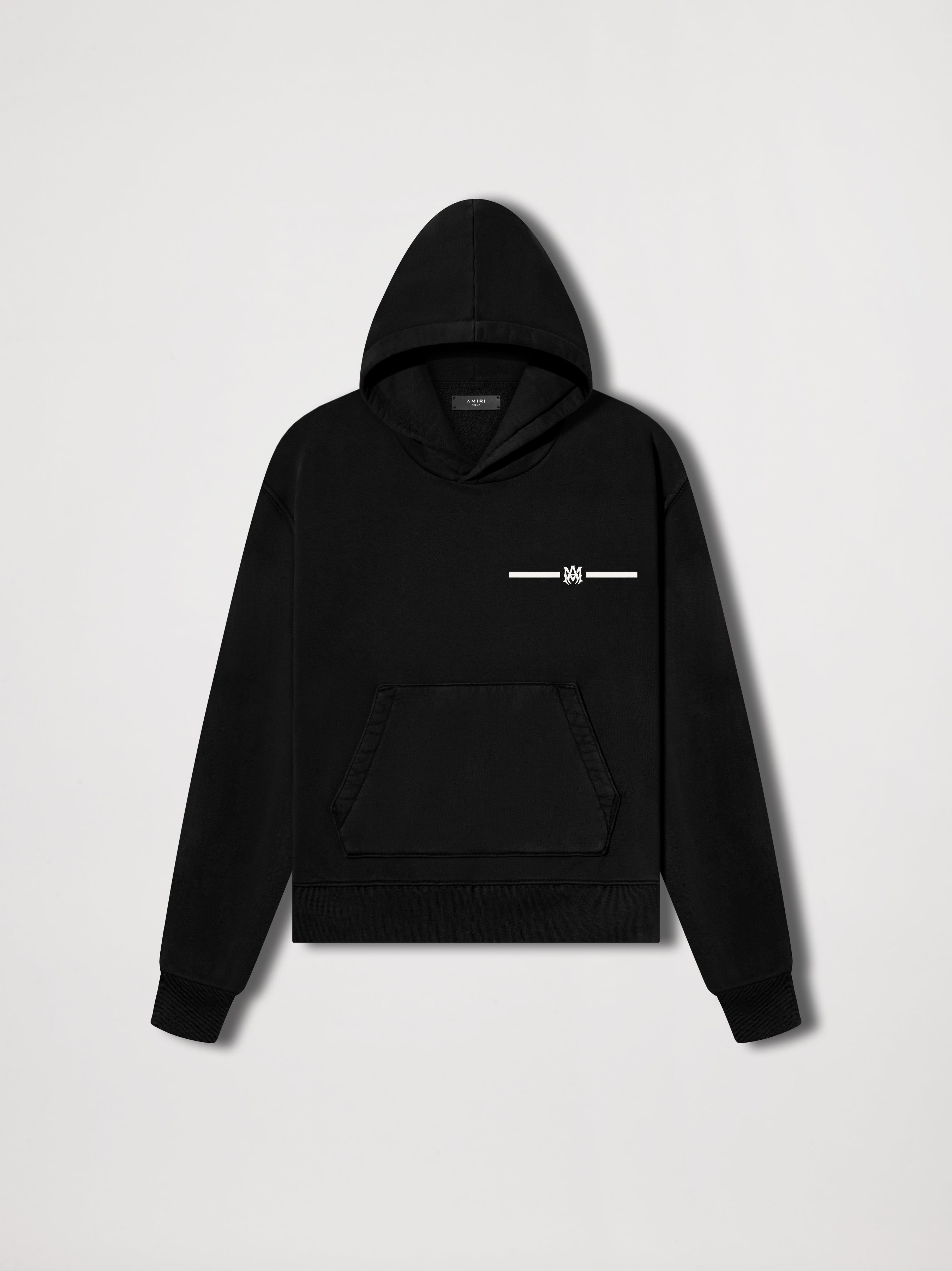 MICRO M.A. BAR HOODIE - BLACK sold by AMIRI