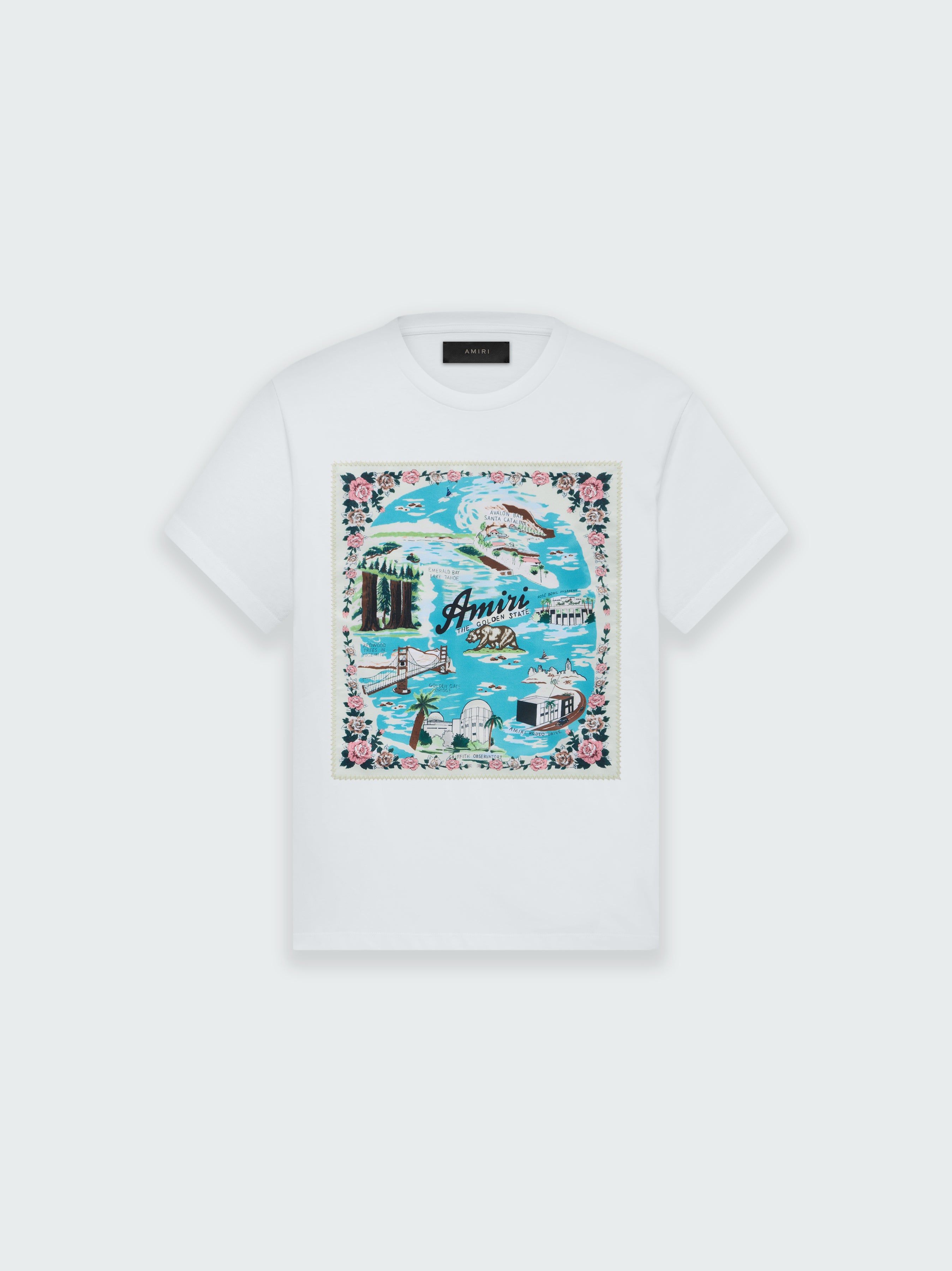 CALIFORNIA TEE - WHITE sold by AMIRI