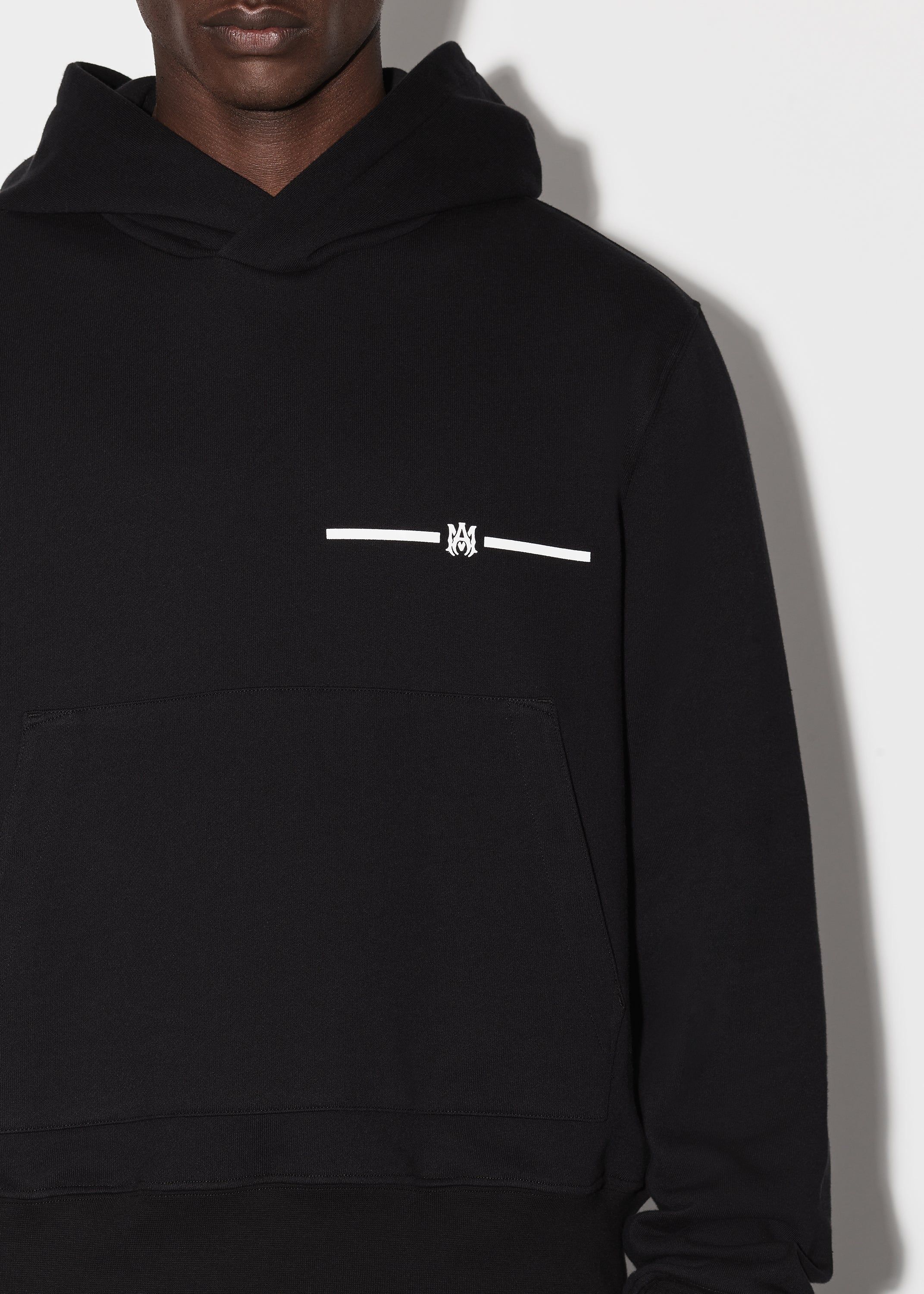 MICRO M.A. BAR HOODIE - BLACK sold by AMIRI product image thumbnail 5