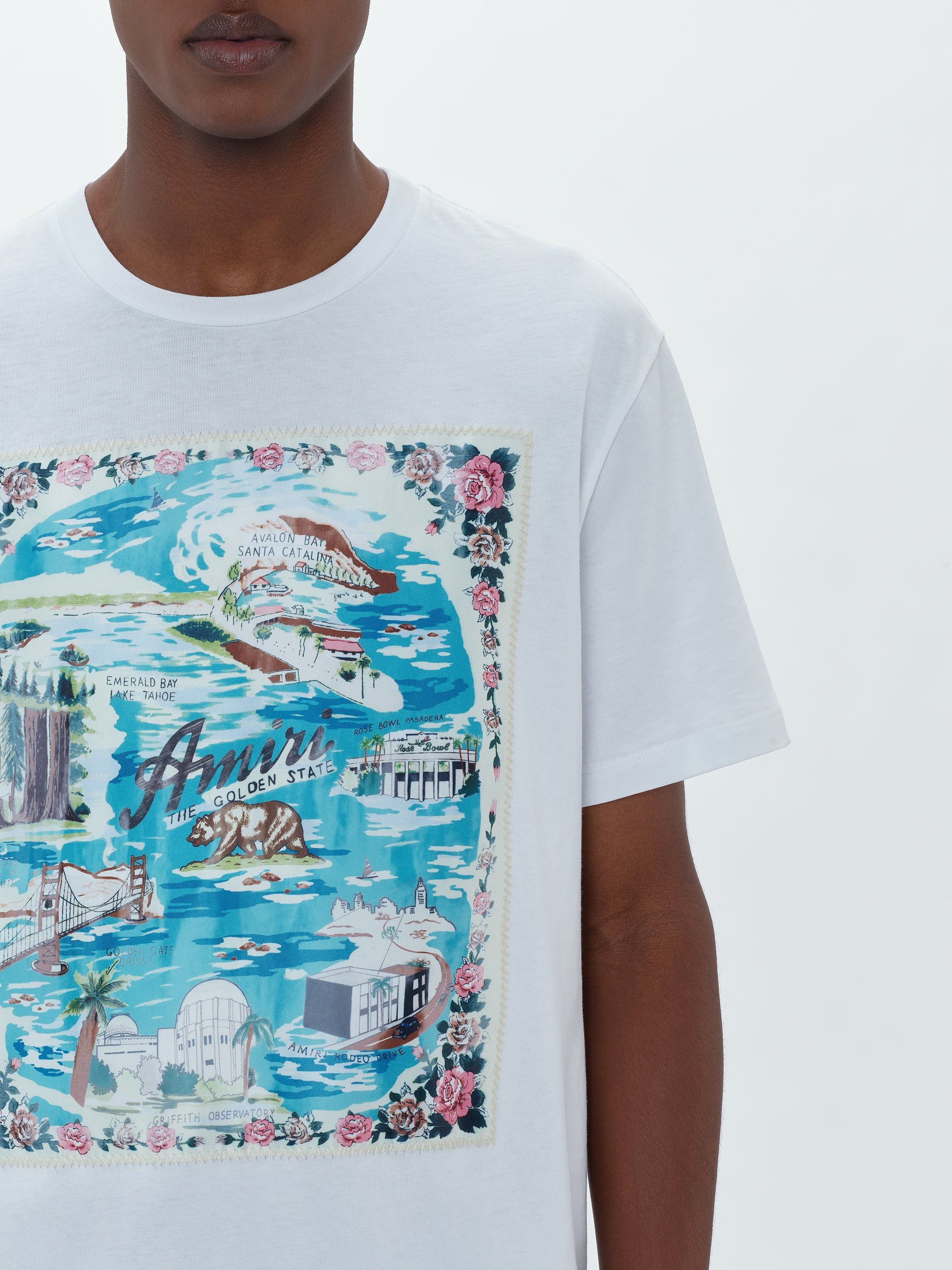 CALIFORNIA TEE - WHITE sold by AMIRI product image thumbnail 5
