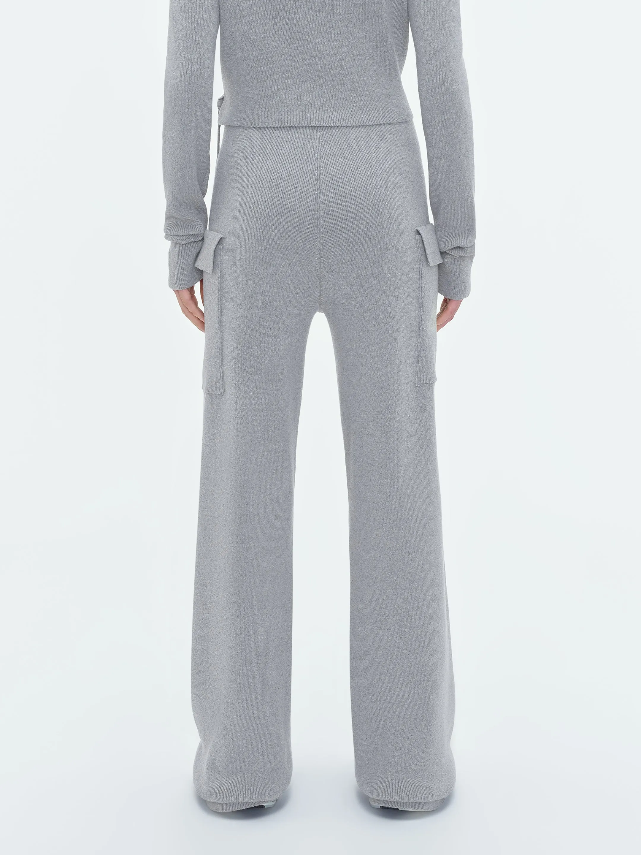 WOMEN - AMIRI STACK CARGO SWEATPANT - Grey sold by AMIRI product image thumbnail 5