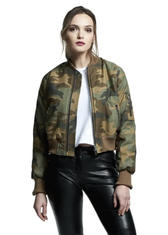 Camo Bomber Jacket made by AMIRI