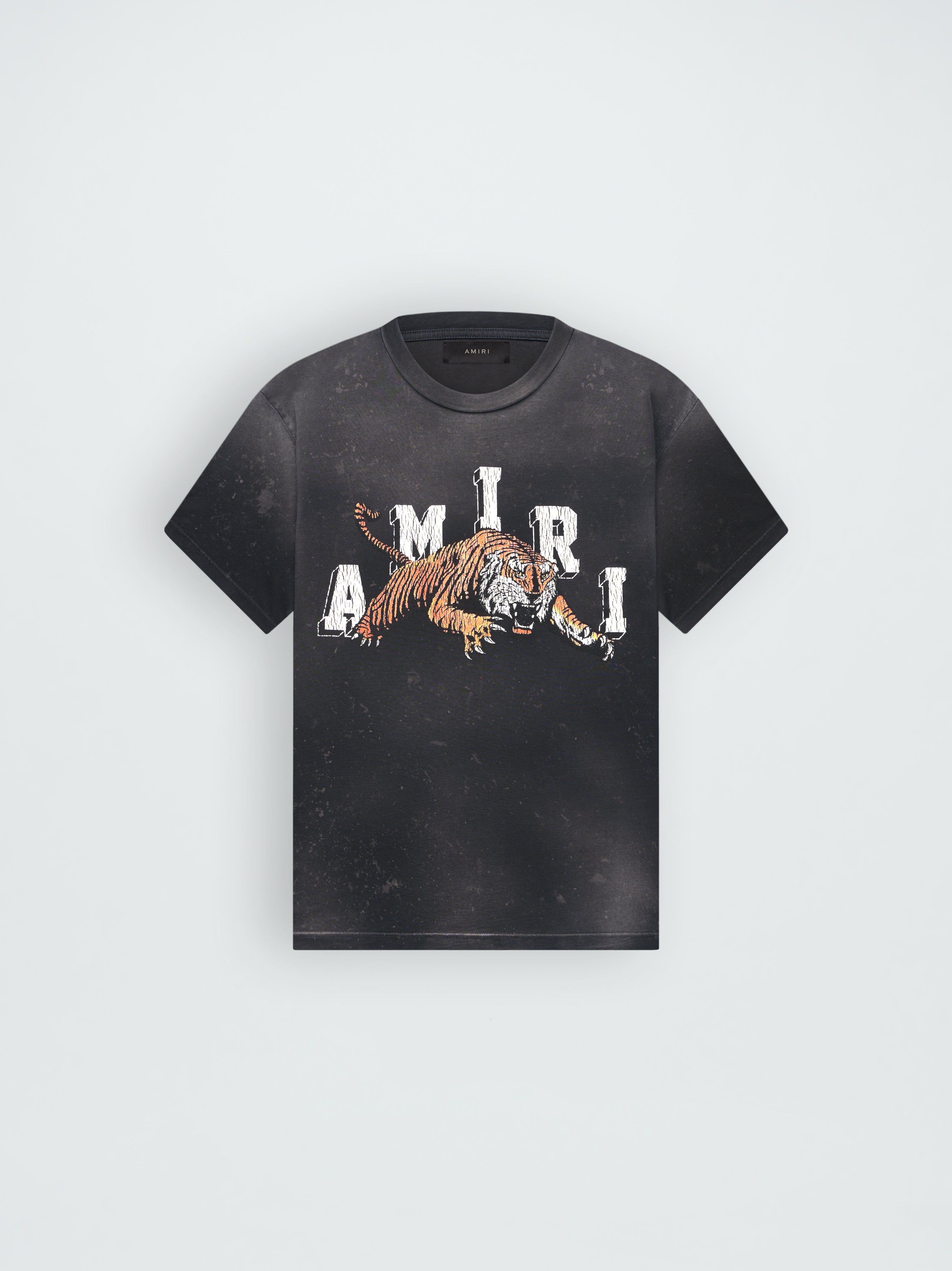 VINTAGE TIGER TEE - BLACK sold by AMIRI