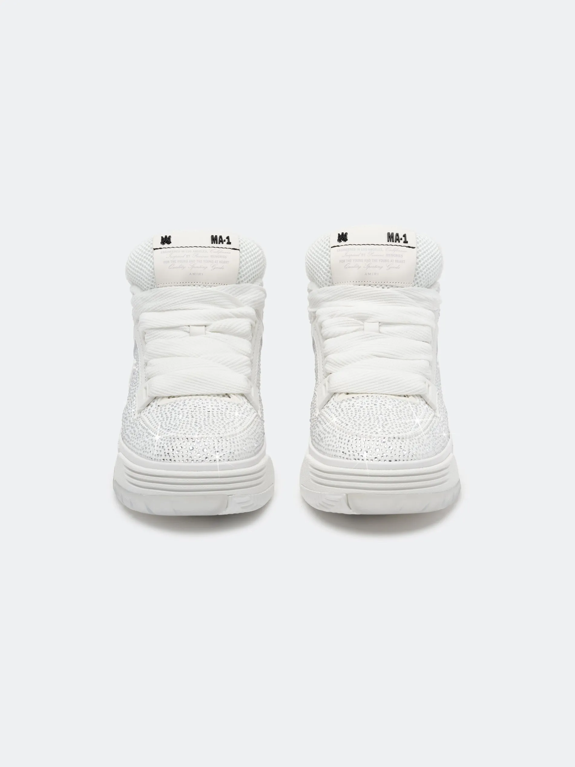 WOMEN - WOMEN'S CRYSTAL MA-1 - White sold by AMIRI product image thumbnail 3