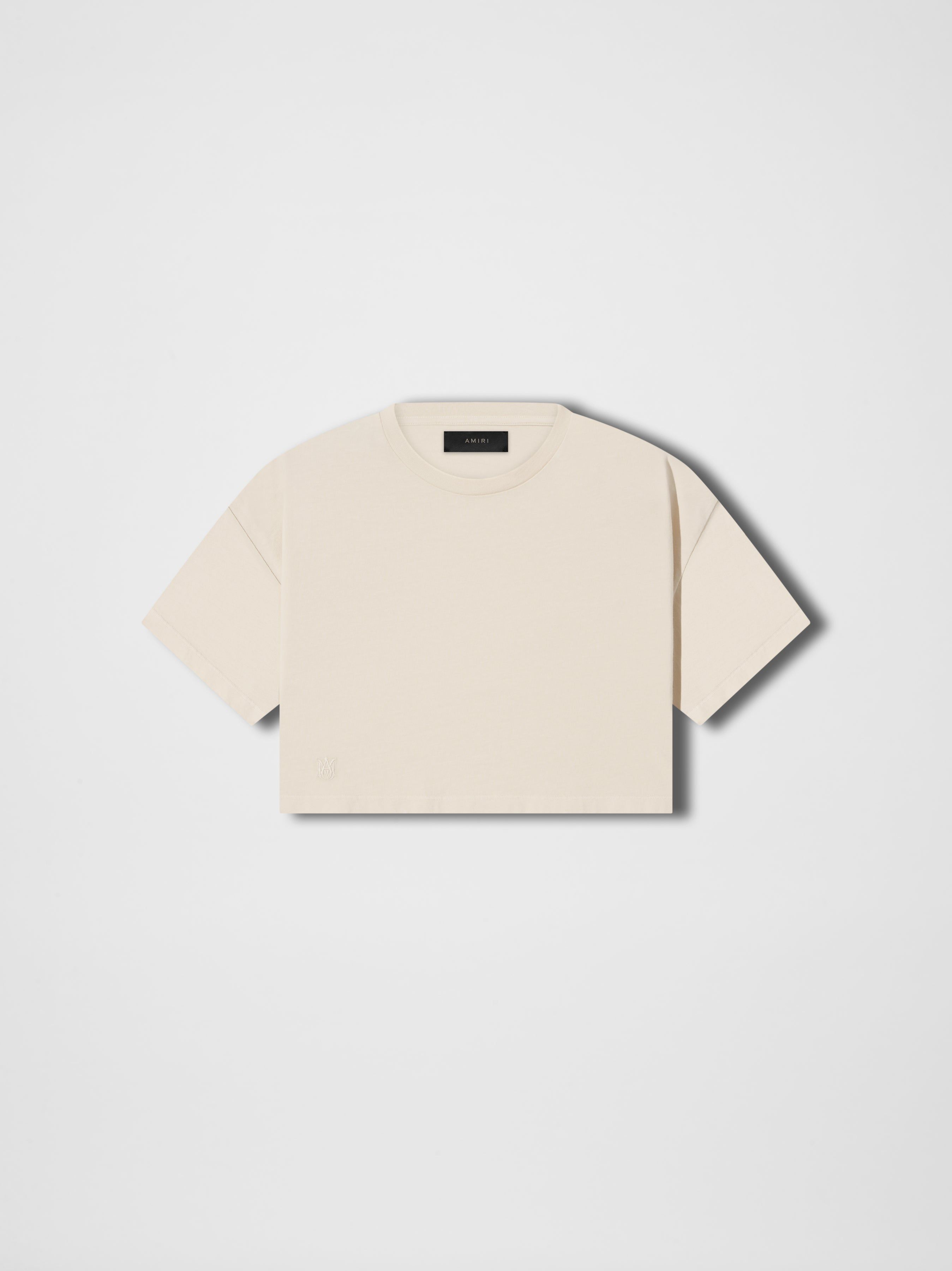 WOMEN - M.A CROPPED TEE - ALABASTER sold by AMIRI