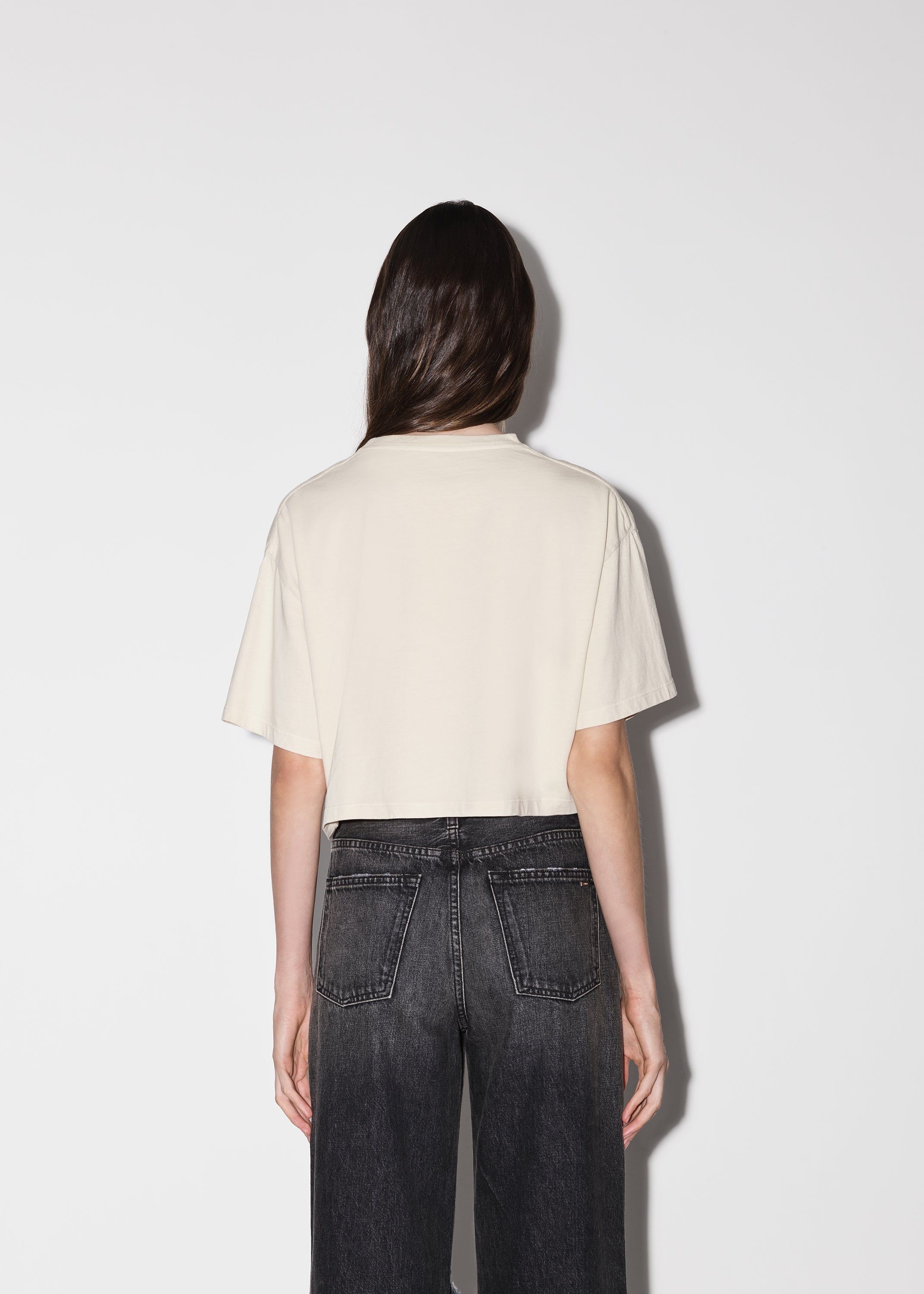 WOMEN - M.A CROPPED TEE - ALABASTER sold by AMIRI product image thumbnail 5