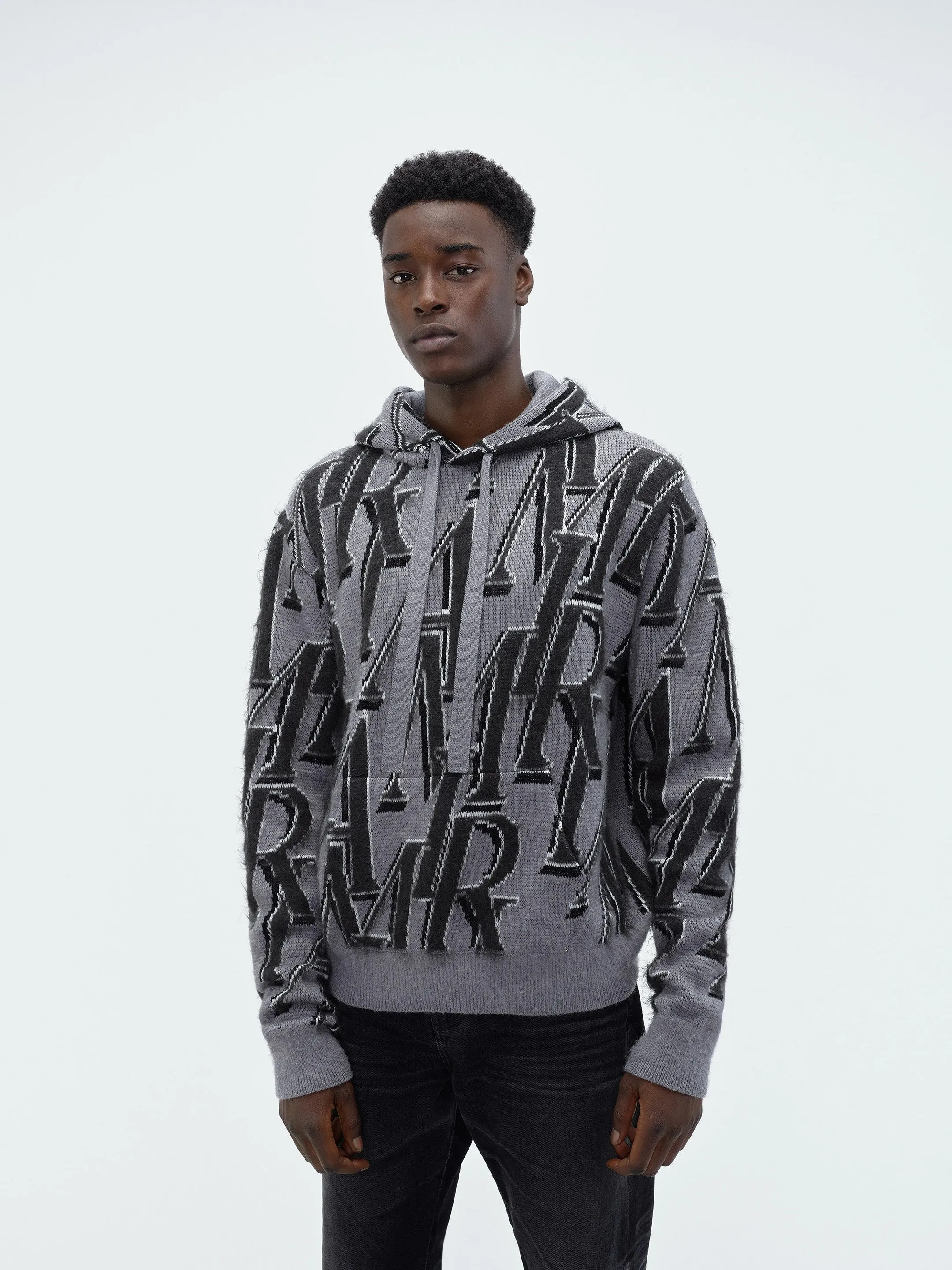 AMIRI REPEAT HOODIE - Grey | Parallel