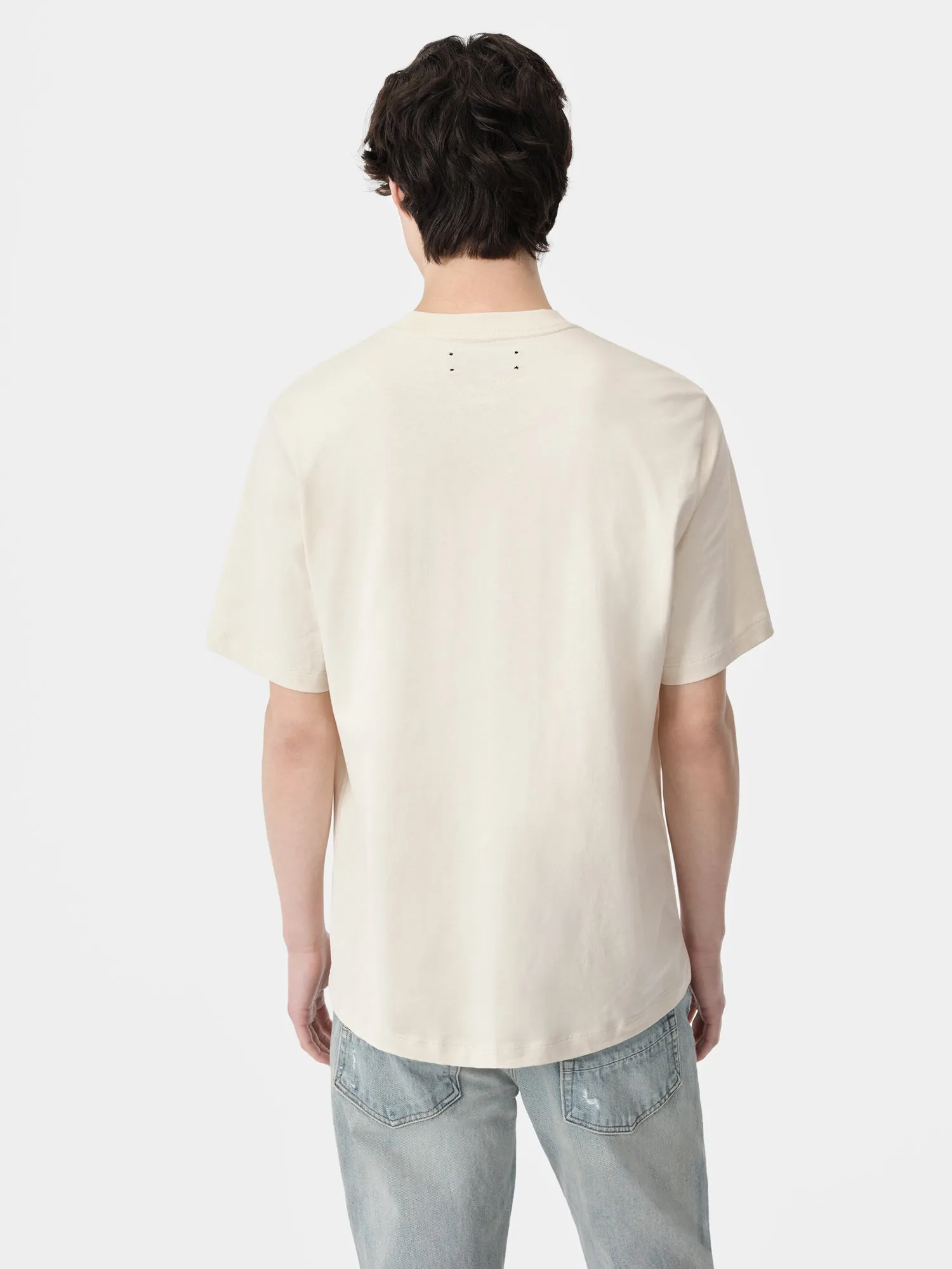 AMIRI STAGGERED TEE - Birch sold by AMIRI product image thumbnail 3