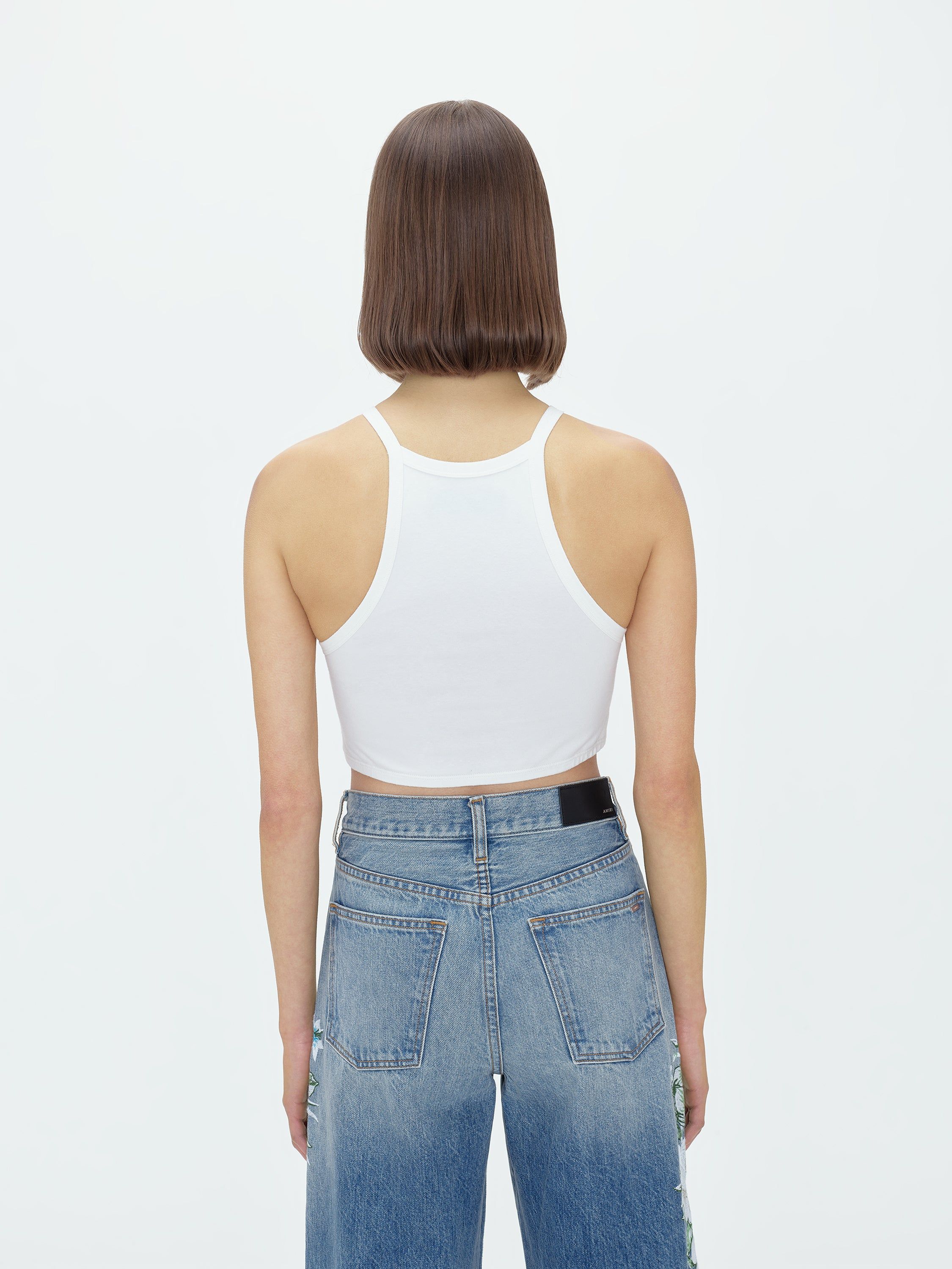 WOMEN - FLORAL AMIRI TANK TOP - WHITE sold by AMIRI product image thumbnail 4