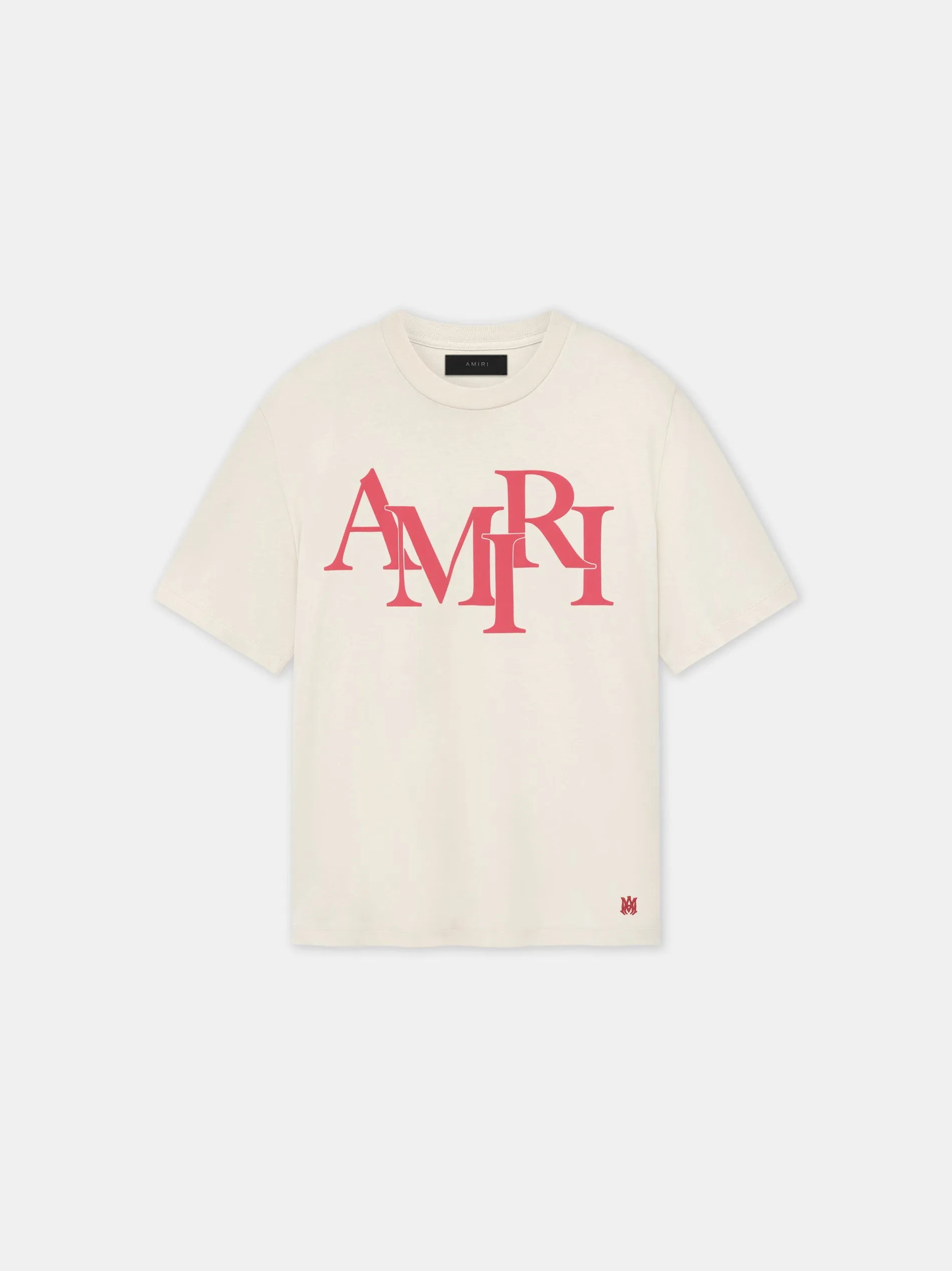 AMIRI STAGGERED TEE - Birch sold by AMIRI product image thumbnail 5