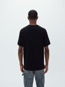 PEGASUS SCRIPT LOGO TEE - BLACK sold by AMIRI