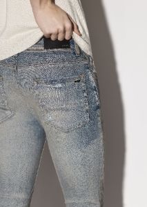 ULTRA SUEDE MX1 JEAN - CLAY INDIGO sold by AMIRI