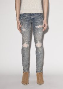 ULTRA SUEDE MX1 JEAN - CLAY INDIGO sold by AMIRI