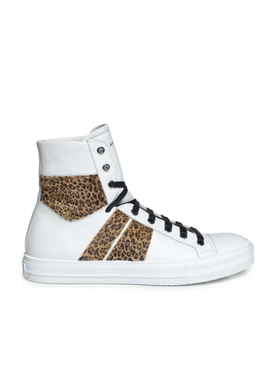 SUNSET SNEAKER WHITE/LEOPARD made by AMIRI