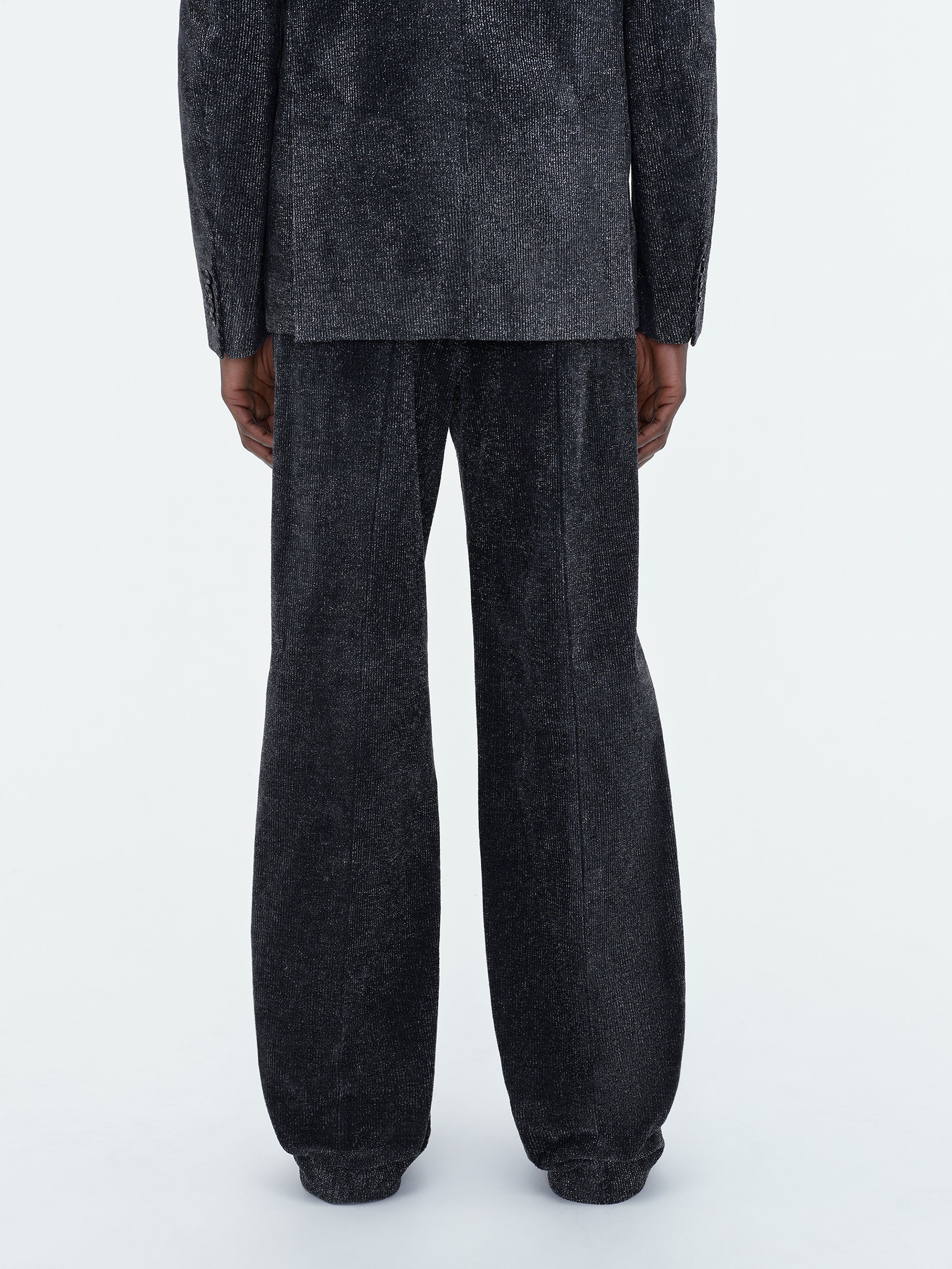 DOUBLE PLEATED SHIMMER PANT - Dark Grey sold by AMIRI product image thumbnail 4