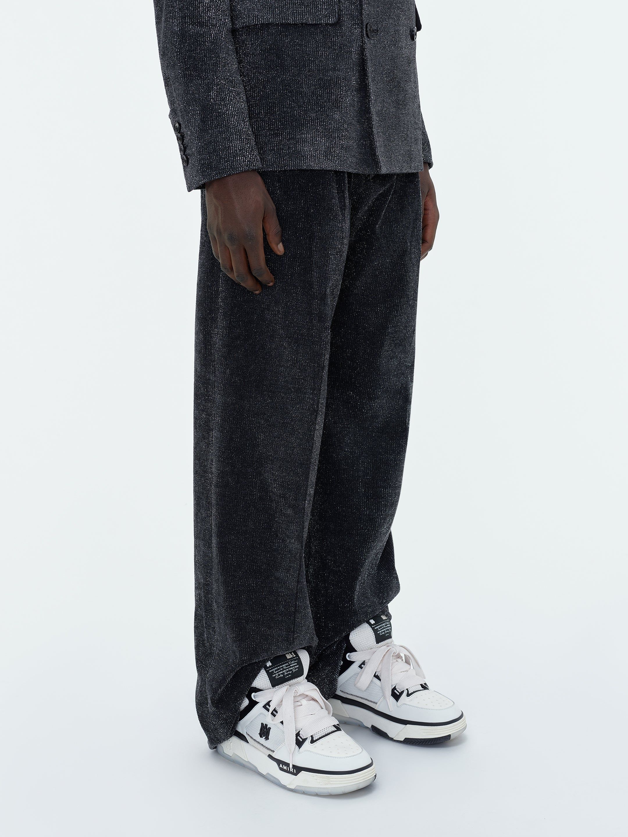 DOUBLE PLEATED SHIMMER PANT - Dark Grey sold by AMIRI product image thumbnail 3