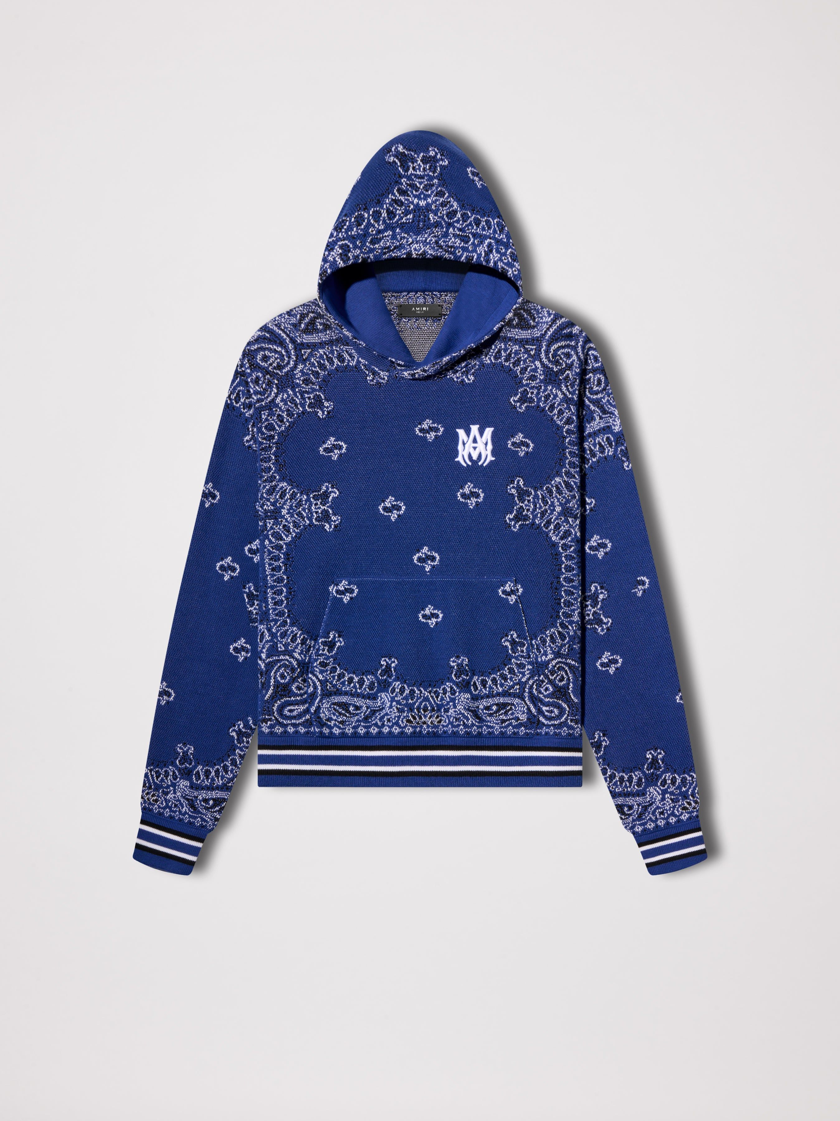 【関税込み】AMIRI ブルー Bandana B-Ball フーディ Amiri Bandana B-Ball Hoodie in Blue for Men | Lyst
